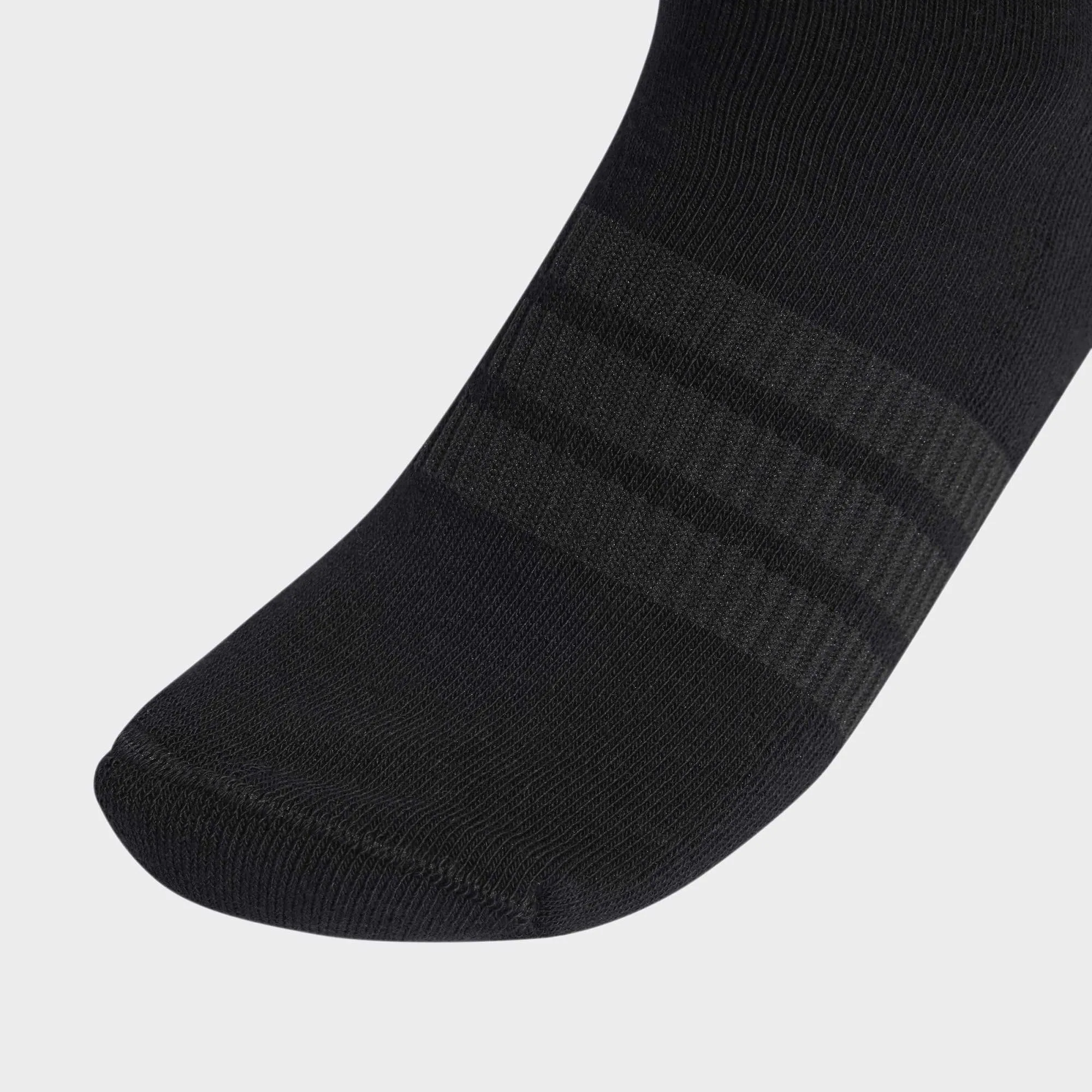 adidas Cushioned Sportswear Crew Socks 3 Pair Pack, medium grey heather/white/black, 42-45 - immagine 4