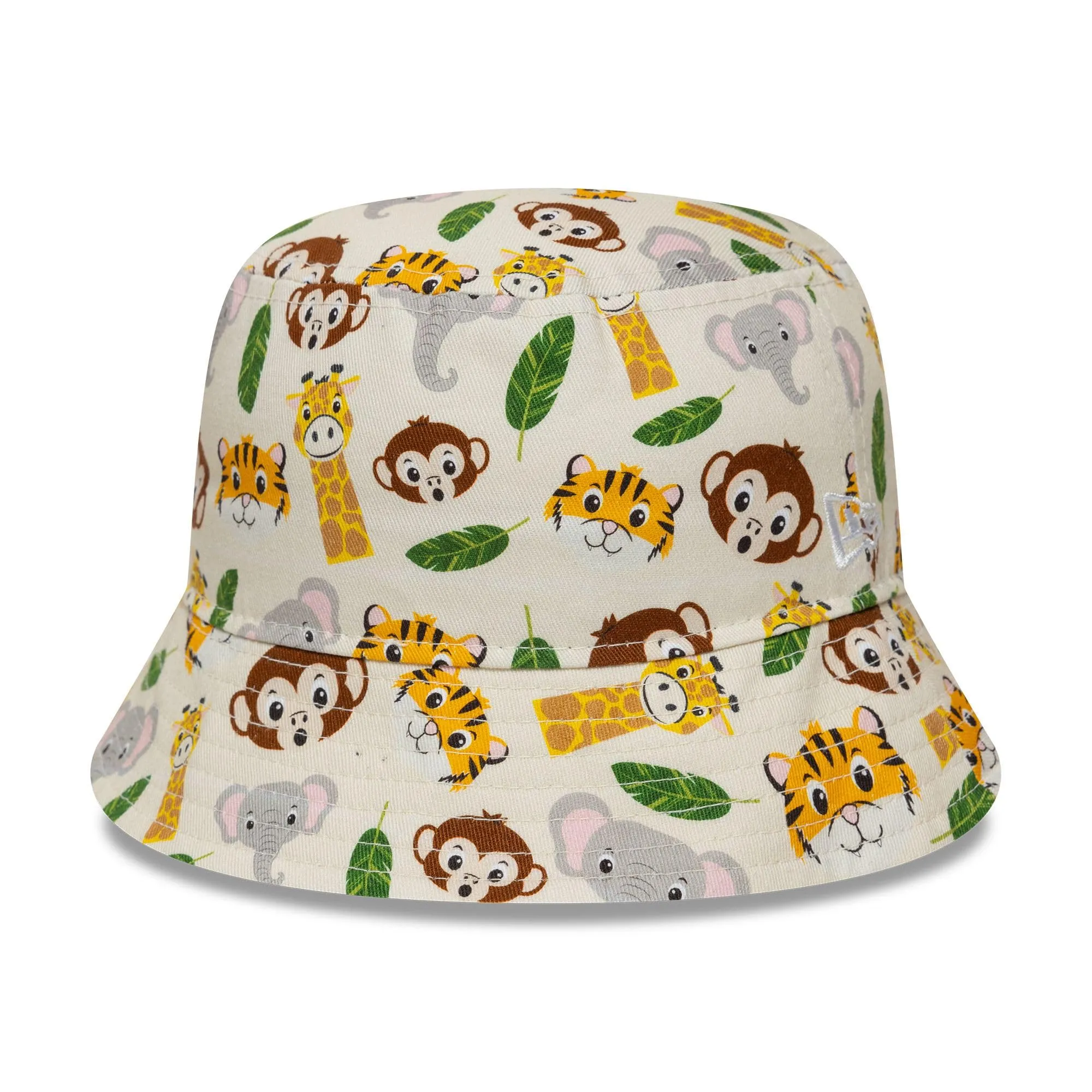New Era Safari Alloverprint Cappello a Secchiello per Bambini, Beige, 2-4 anni - immagine 1
