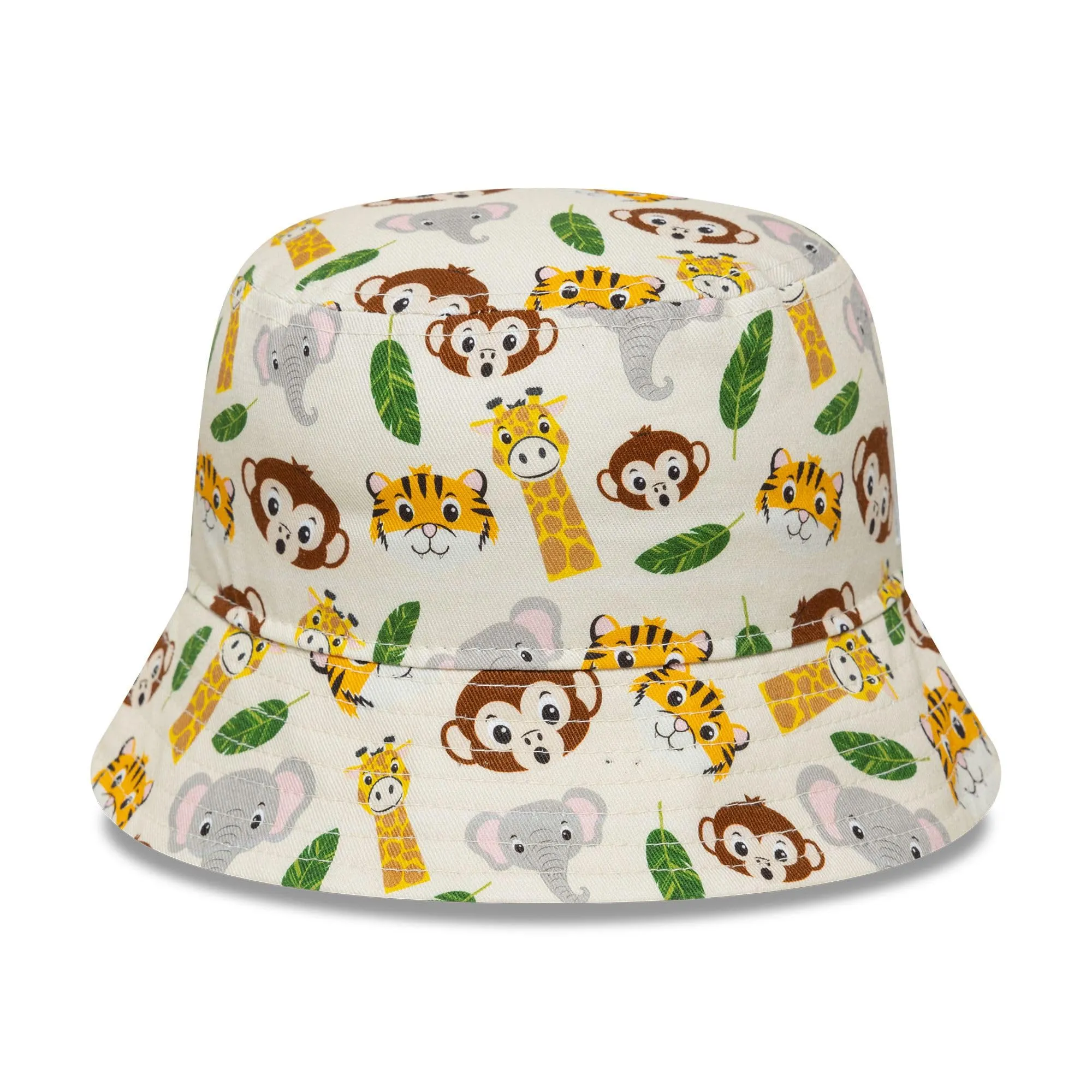 New Era Safari Alloverprint Cappello a Secchiello per Bambini, Beige, 2-4 anni - immagine 2