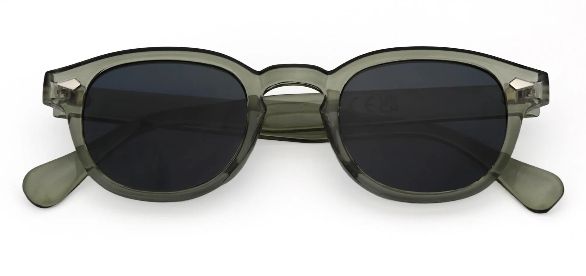 LHSDMOAT Occhiali da sole sportivi ovali vintage stile anni '70 UV400 per uomo e donna - immagine 3