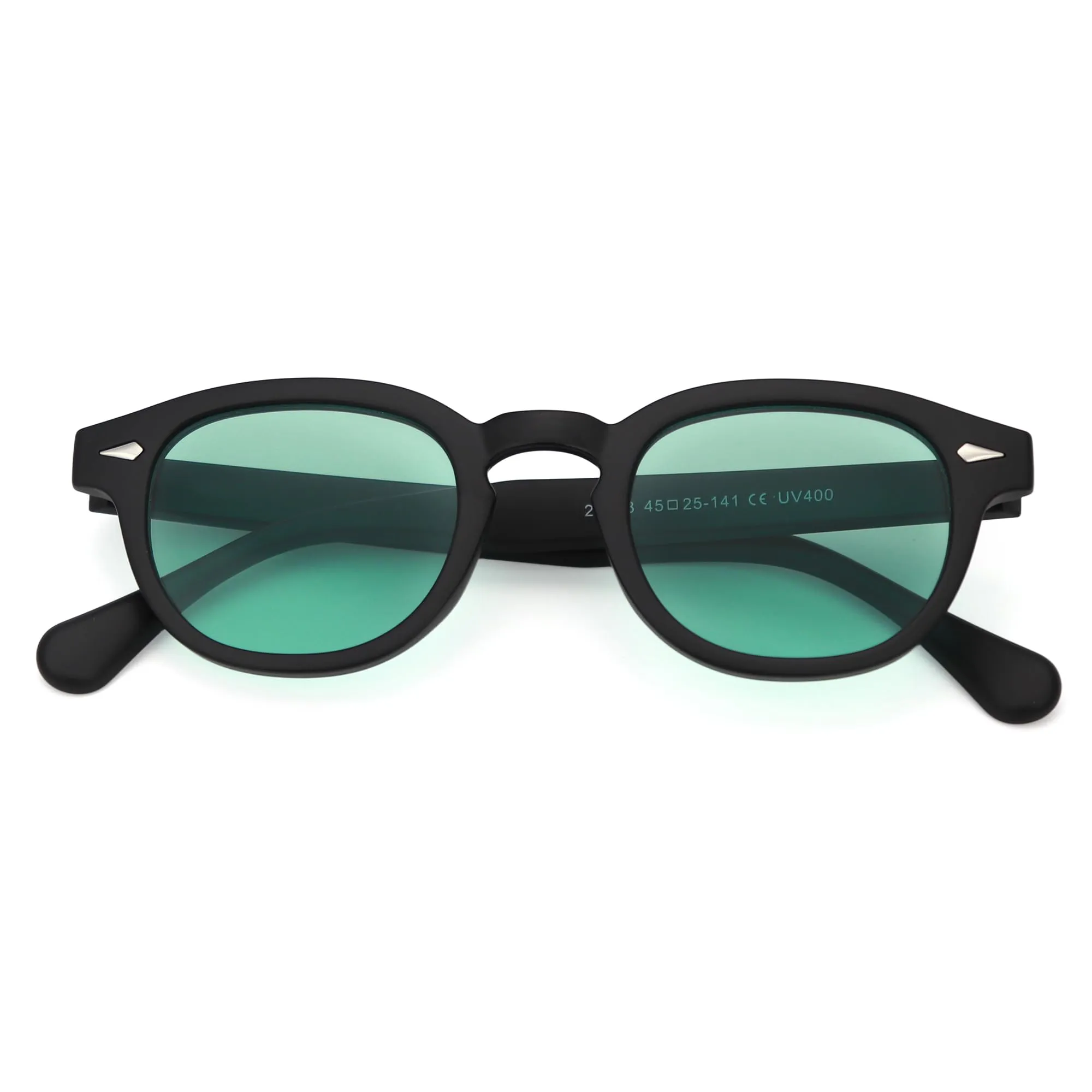 LHSDMOAT Occhiali da sole sportivi ovali vintage stile anni '70 UV400 da uomo e donna - immagine 2