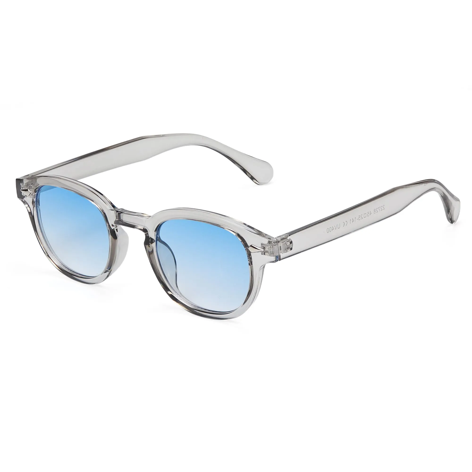 LHSDMOAT Occhiali da sole sportivi ovali vintage anni '70 UV400 unisex - immagine 1