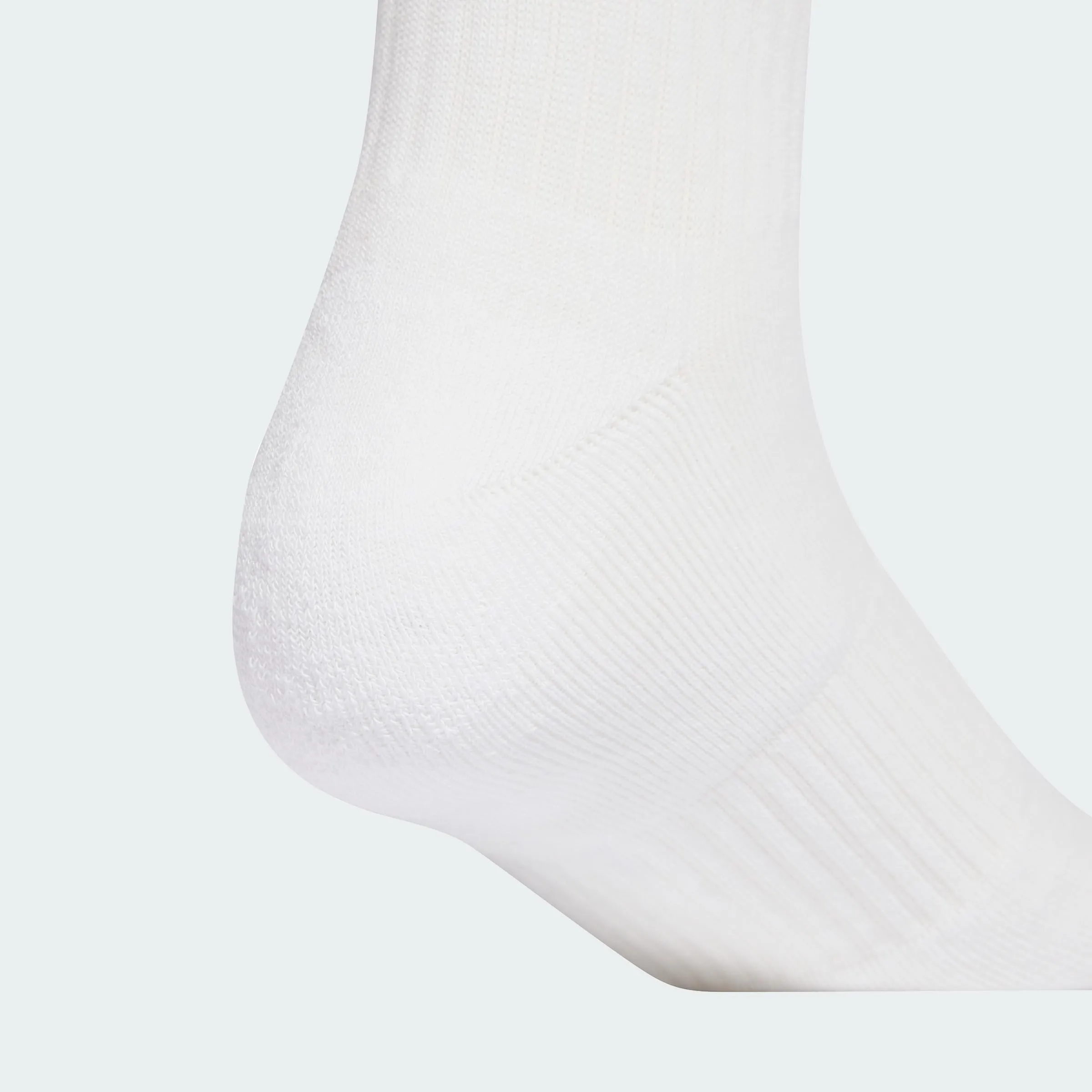 adidas 3Stripes Cushioned Sportswear Crew Socks, 3 Pair Pack, Dark Blue/White/Glow Blue, 42-45 - immagine 2