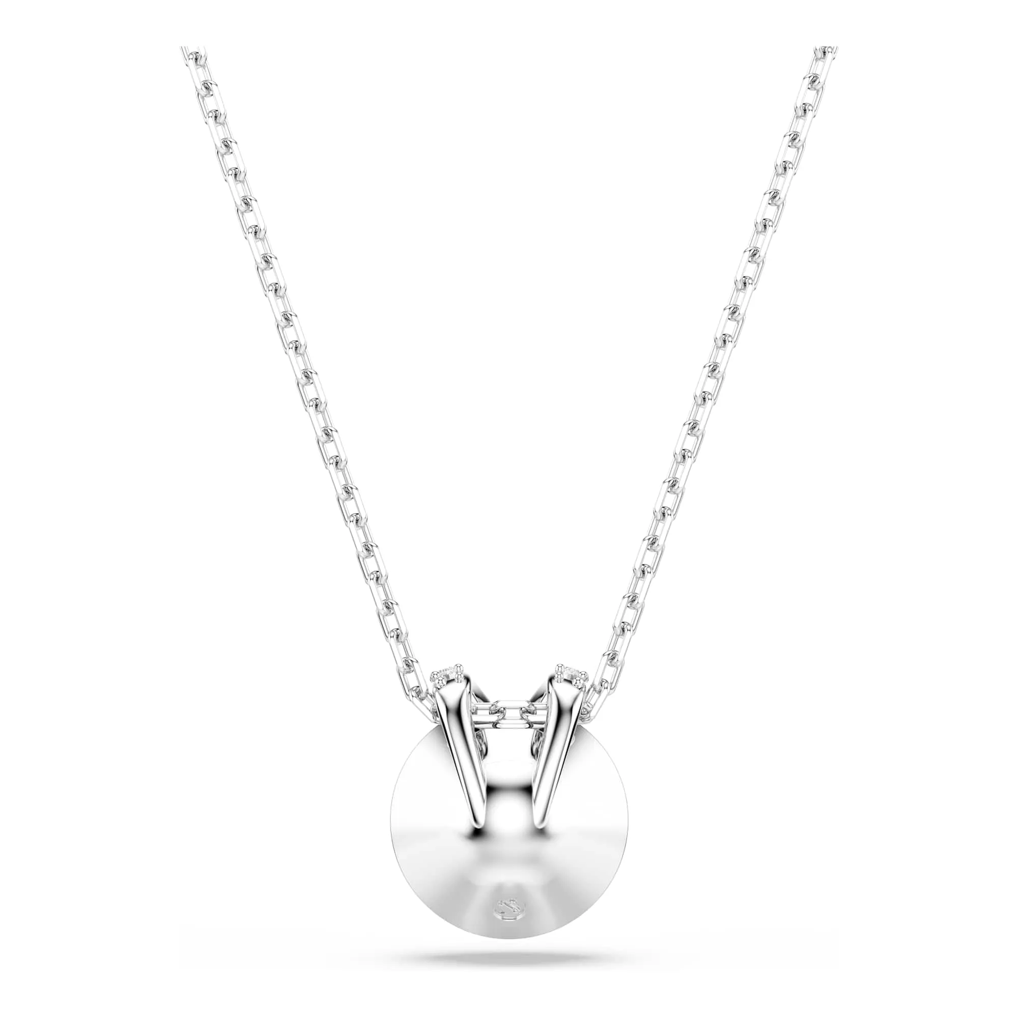 Swarovski Bella V Collana Pendente con Cristalli Rosa, Placcatura in Tonalità Rodio, 38-43 cm - immagine 5