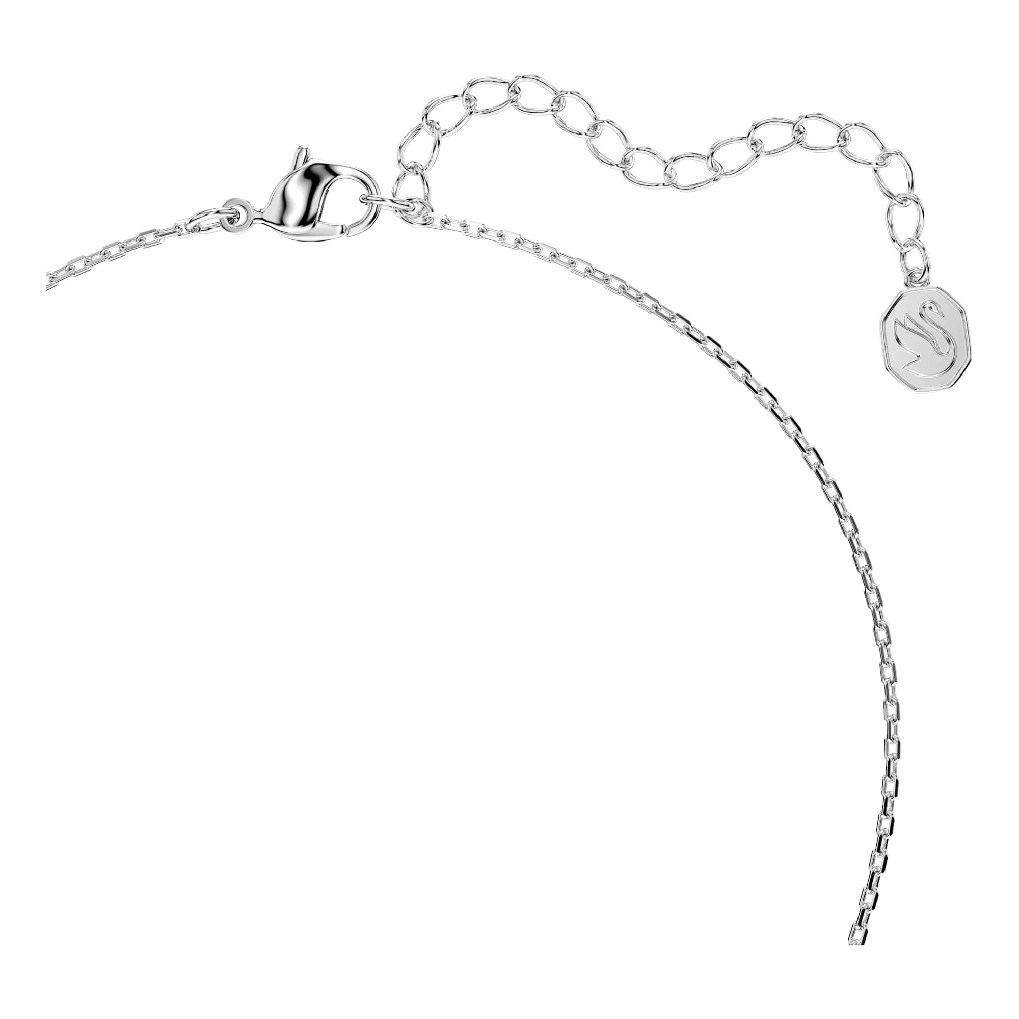 Swarovski Bella V Collana Pendente con Cristalli Blu, Placcatura in Tonalità Rodio, 38-43 cm - immagine 4