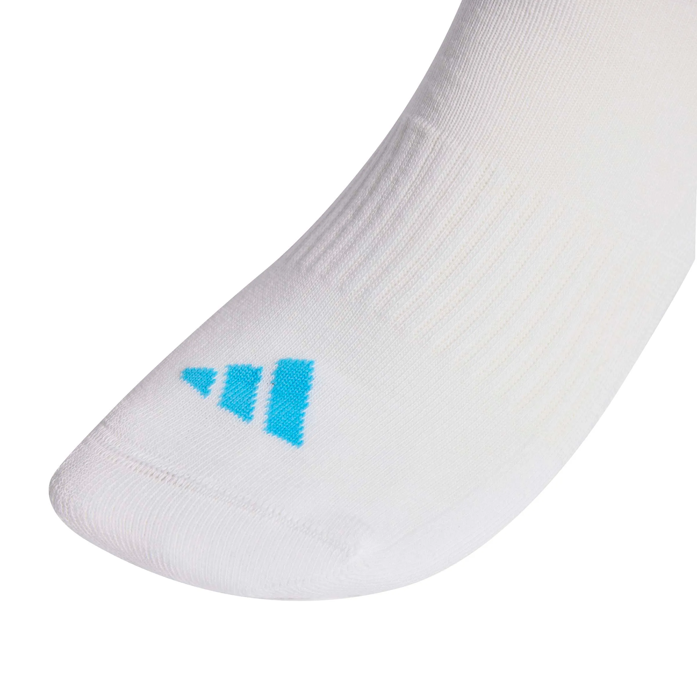 adidas 3Stripes Cushioned Sportswear Crew Socks 3 Pair Pack, White/Lucid Orange/Lucid Red, 45-48 - immagine 2