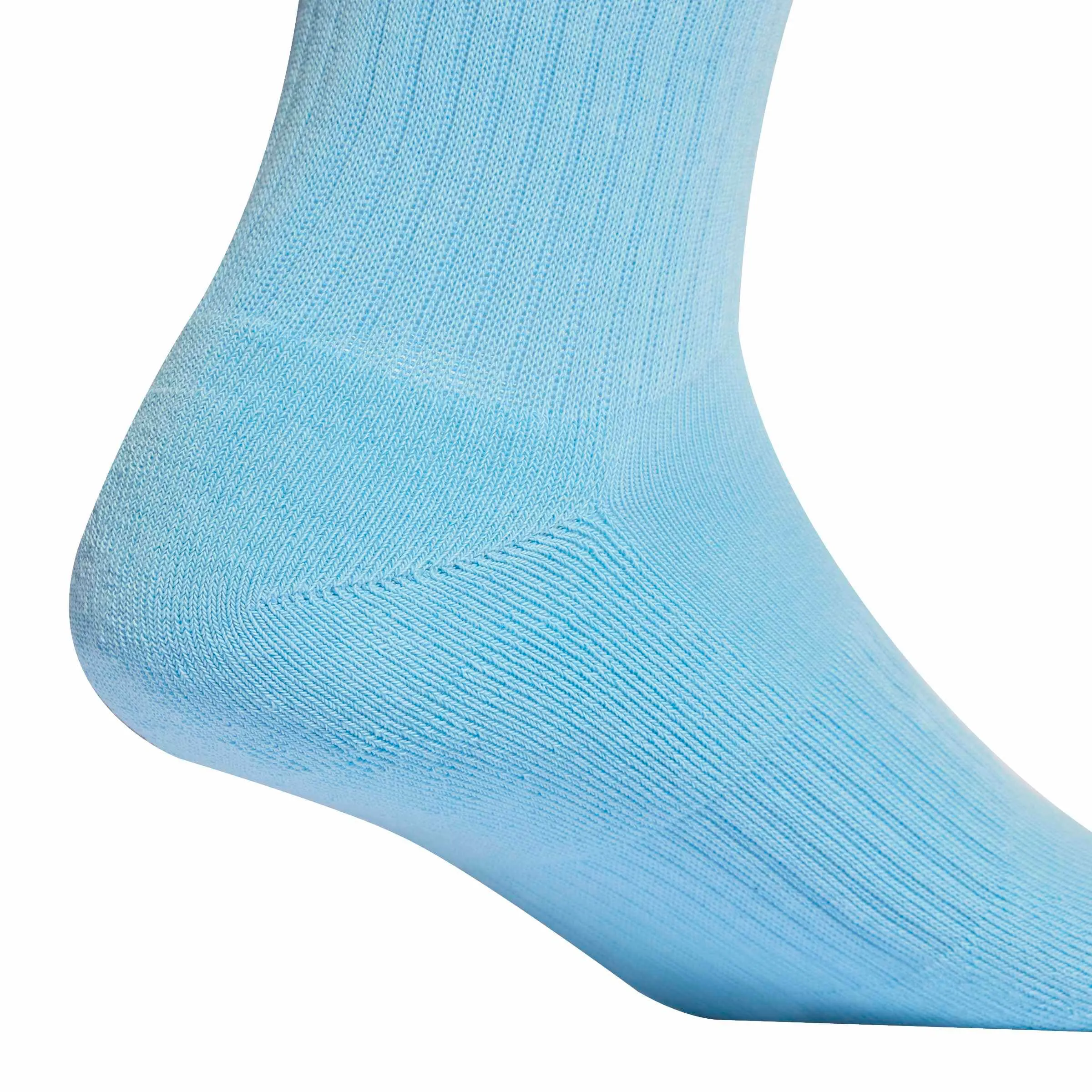 adidas 3-Stripes Cushioned Sportswear Crew Socks, 3 Pair Pack, Night Navy/Icey Blue/White, 37-40 - immagine 2