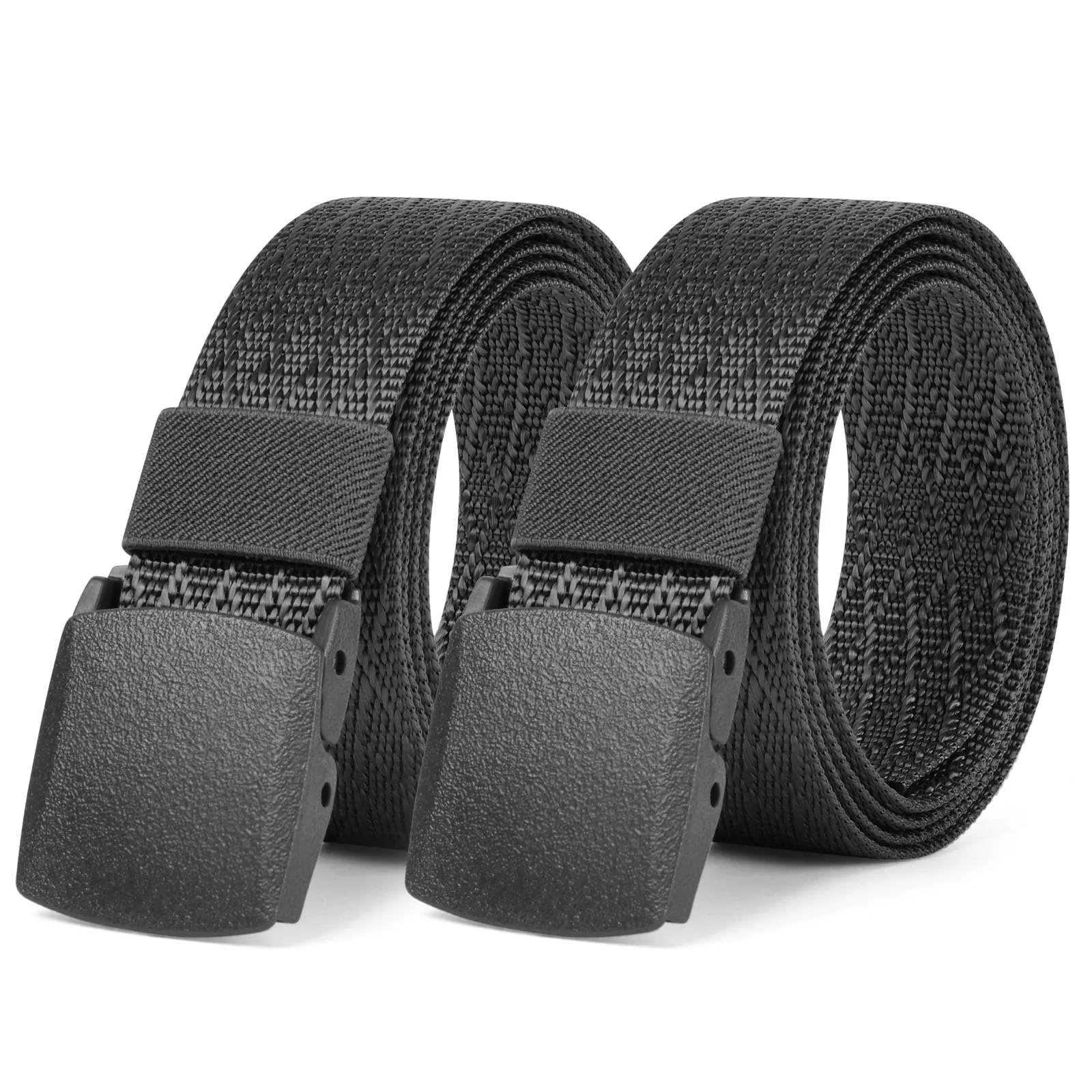 Aomig Cintura Tattica in Nylon con Fibbia in Plastica, 1.42M, 2 Pezzi - immagine 1