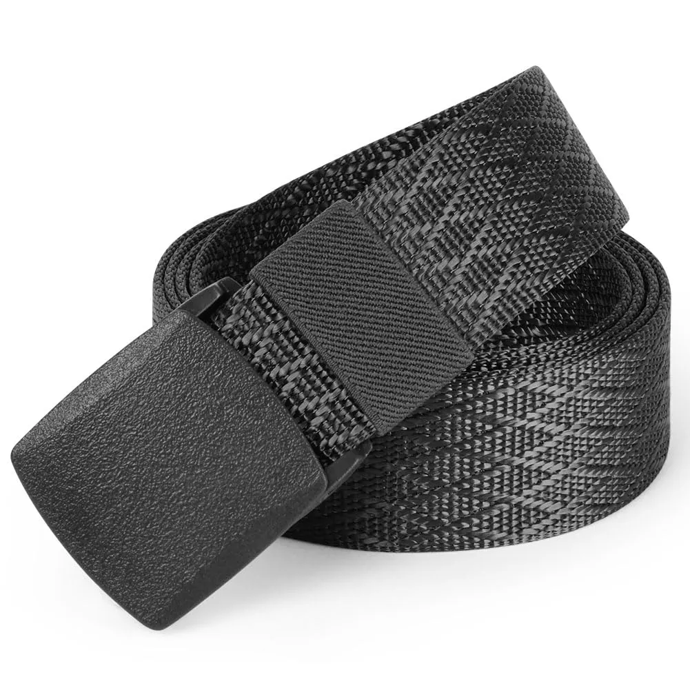 Aomig Cintura Tattica in Nylon Regolabile con Fibbia in Plastica, 142 cm, Nero - 2Pcs - immagine 8