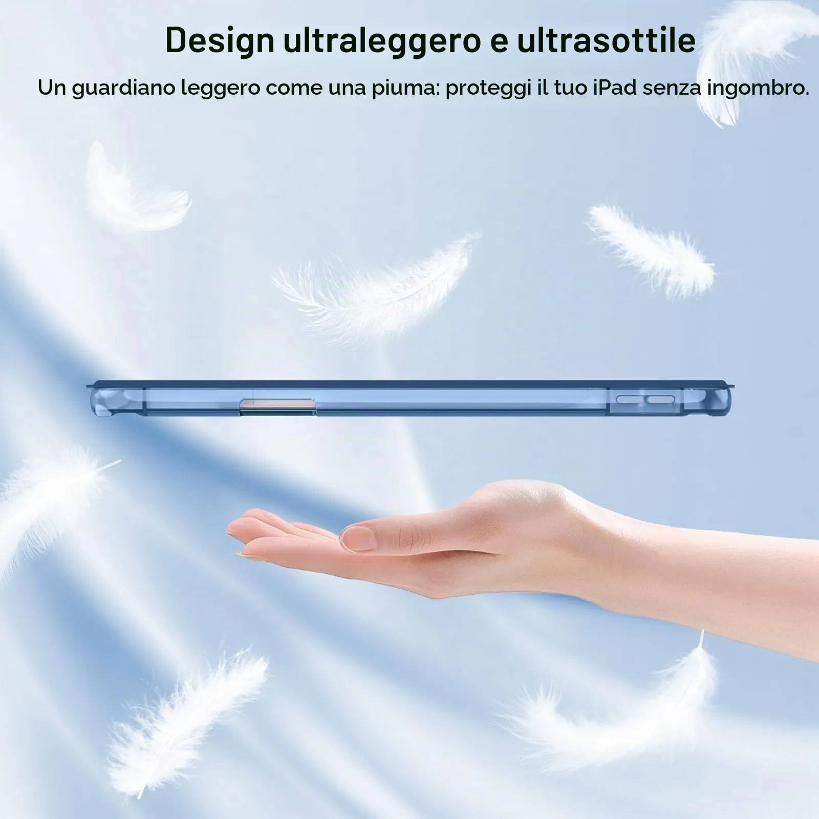 MoKo Cover per iPad Air 11 Pollici (M4/M3/M2) 2024/2025/2026 con Portapenna - immagine 8