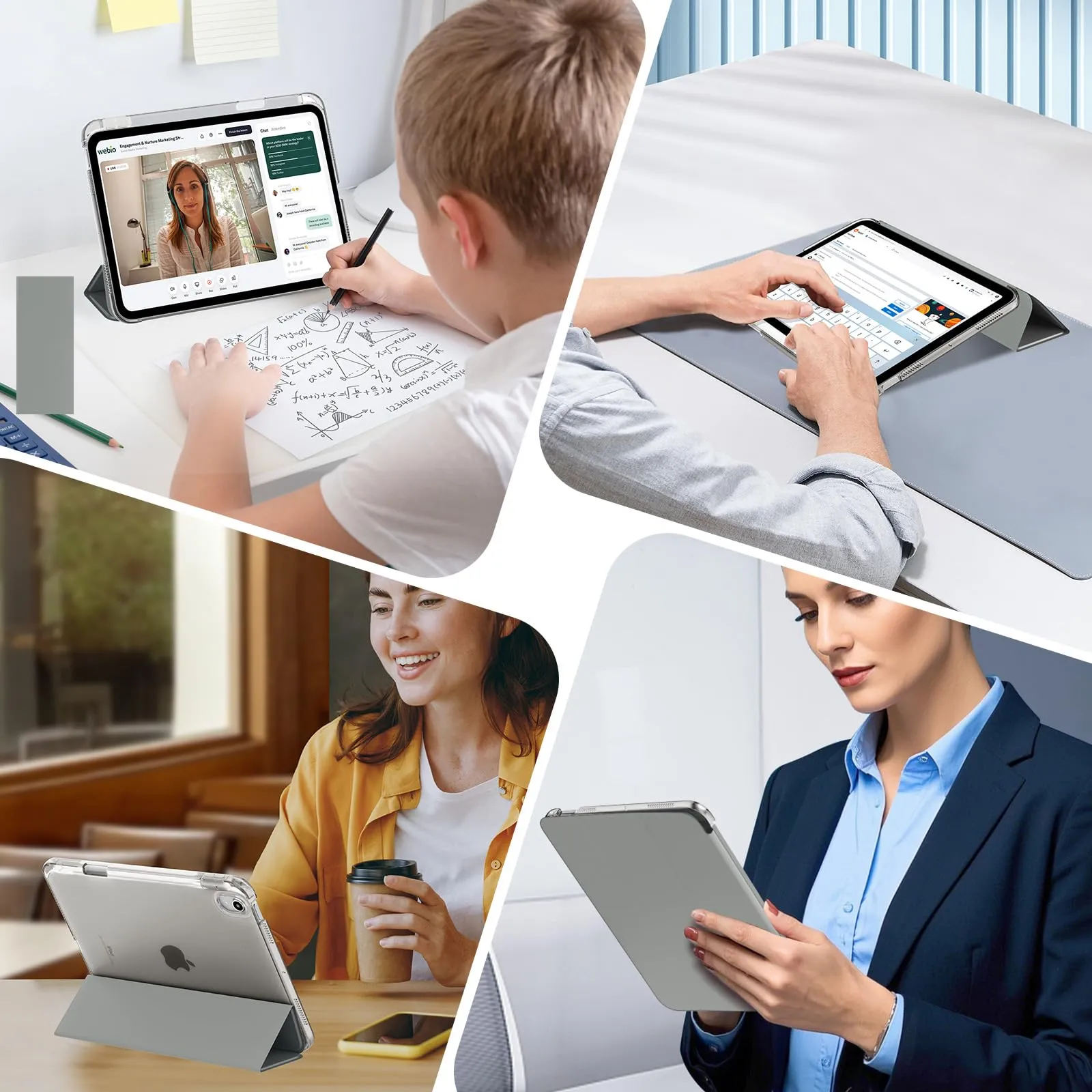 MoKo Cover per iPad Air 11 Pollici (M4/M3/M2) con Portapenna - immagine 9
