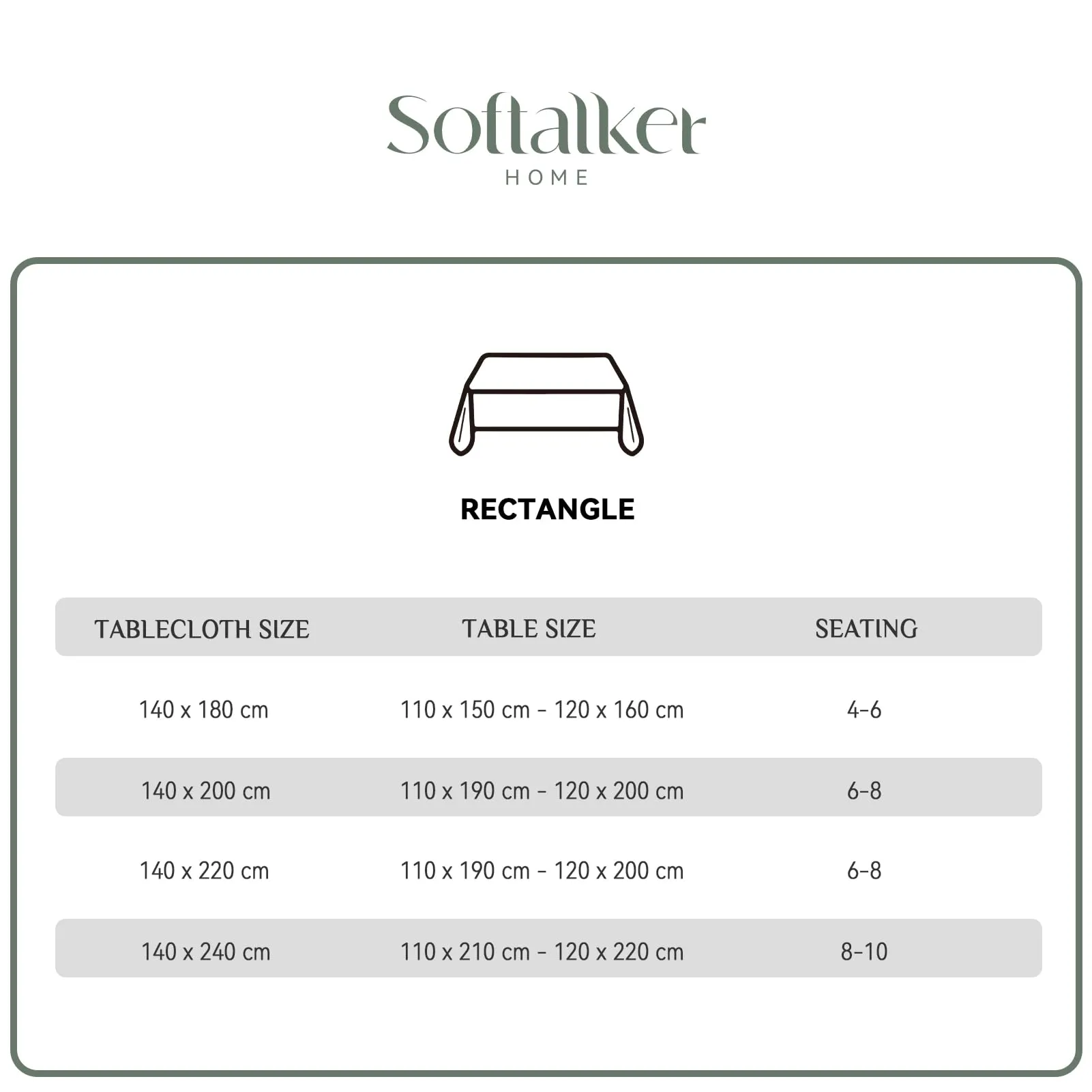 Softalker Tovaglia Rettangolare in Finto Lino, 240x140cm, Crema, Lavabile e Idrorepellente, 6-8 Posti - immagine 6