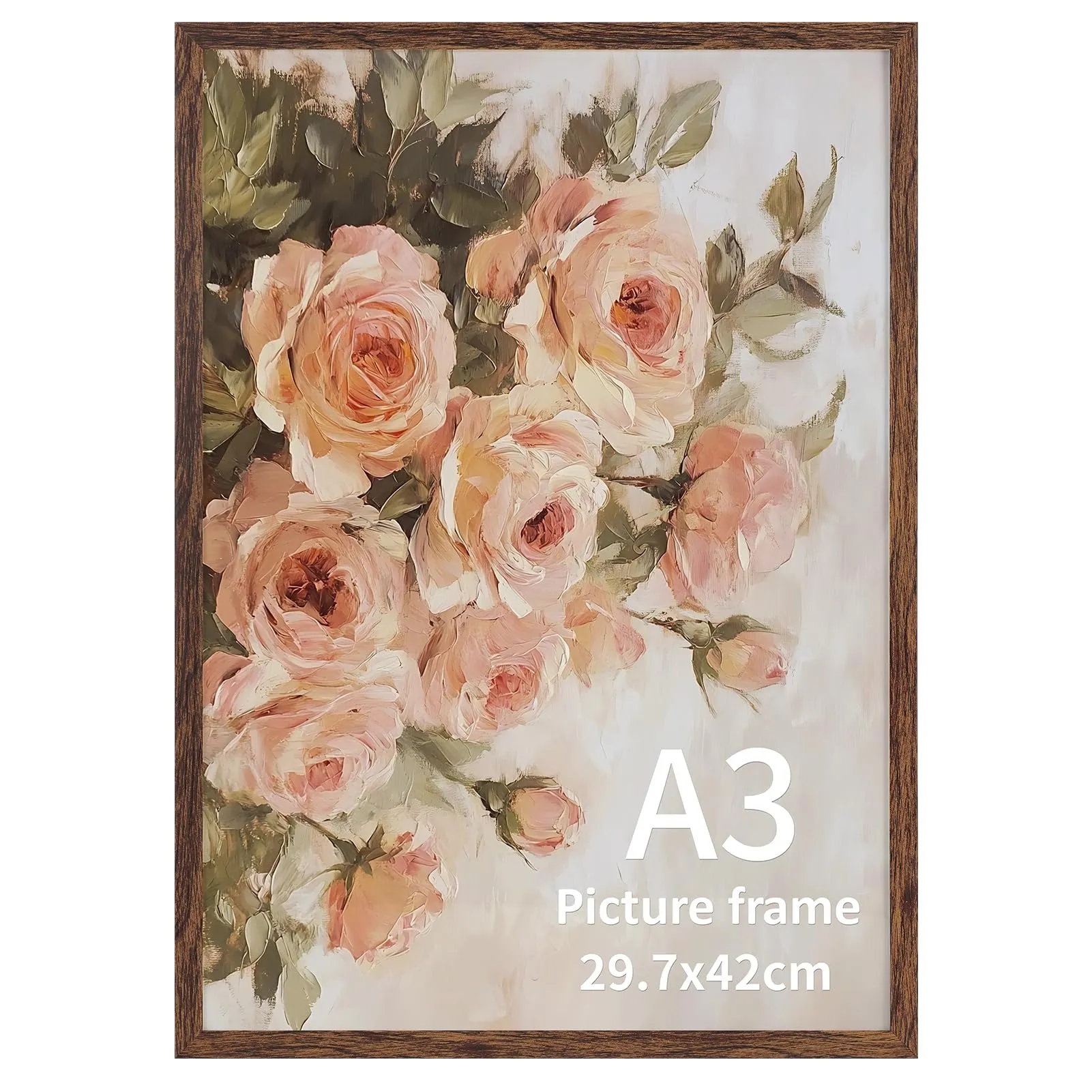 Giftgarden Cornice A3 in PVC, Marrone - immagine 1