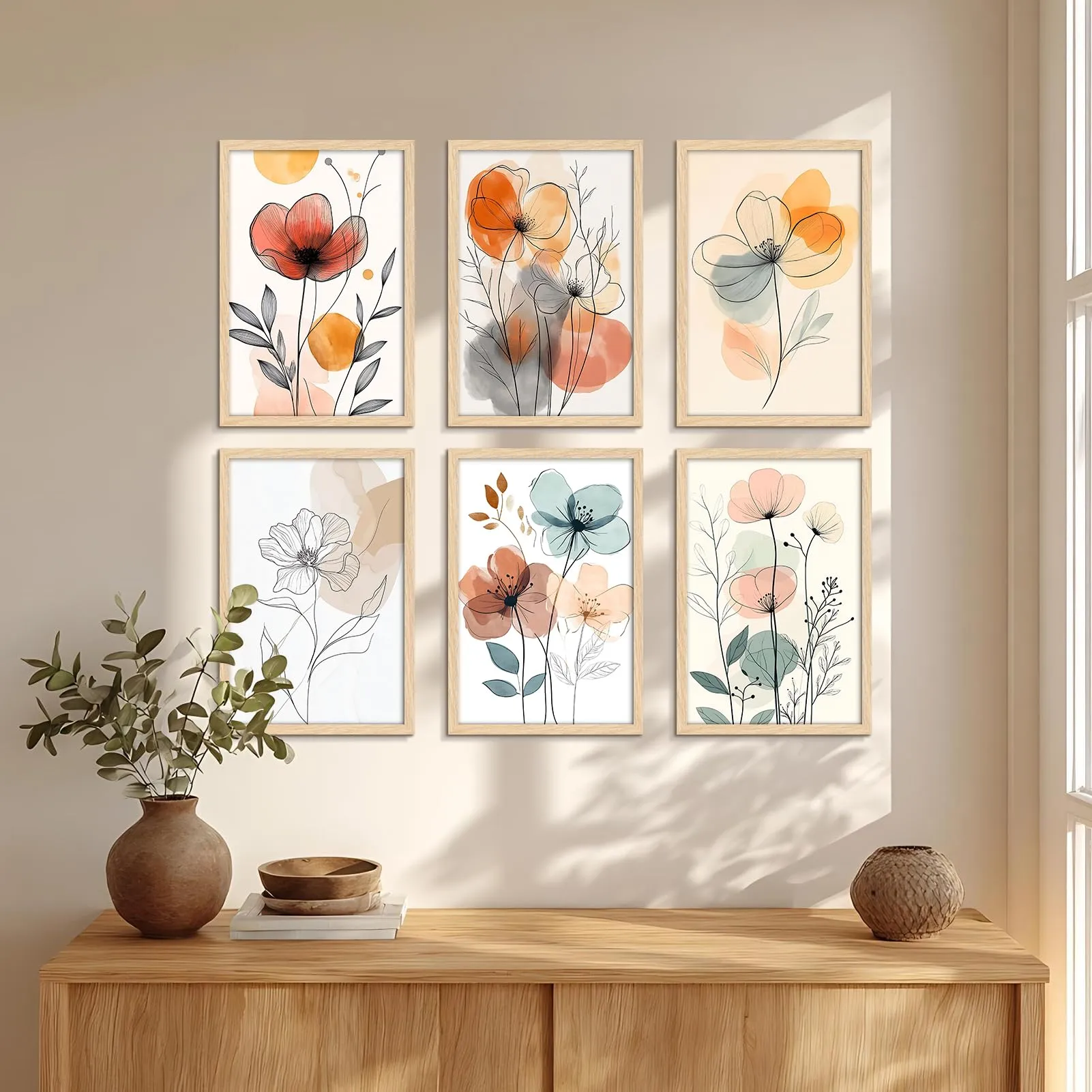 Giftgarden Cornice in PVC, Legno Naturale, 20x30 cm, 1 Pezzo - immagine 4
