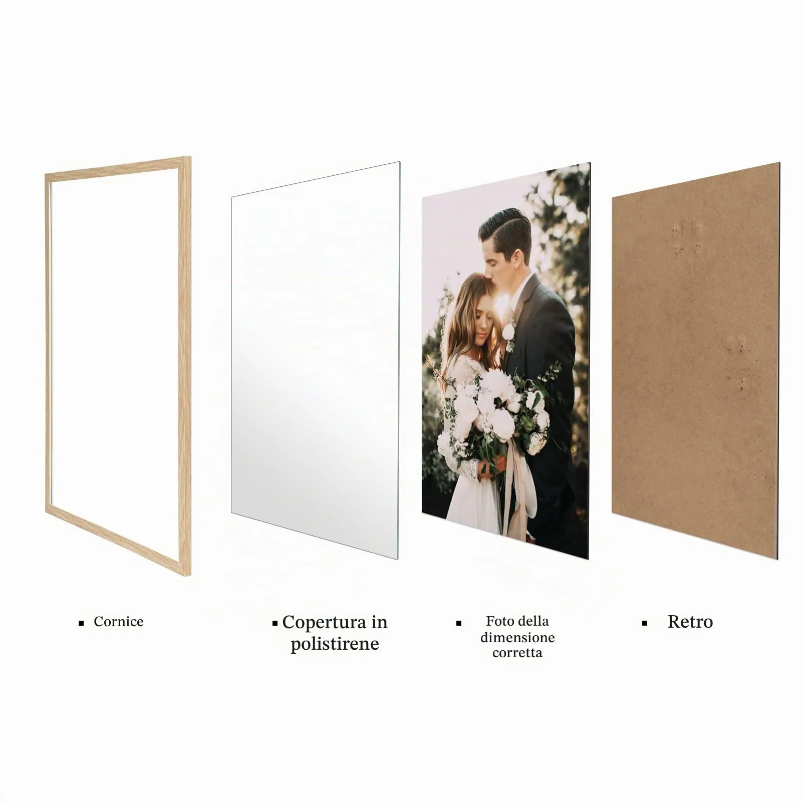 Giftgarden Cornice A3 in PVC, Colore Legno Naturale, 1 Pezzo - immagine 7