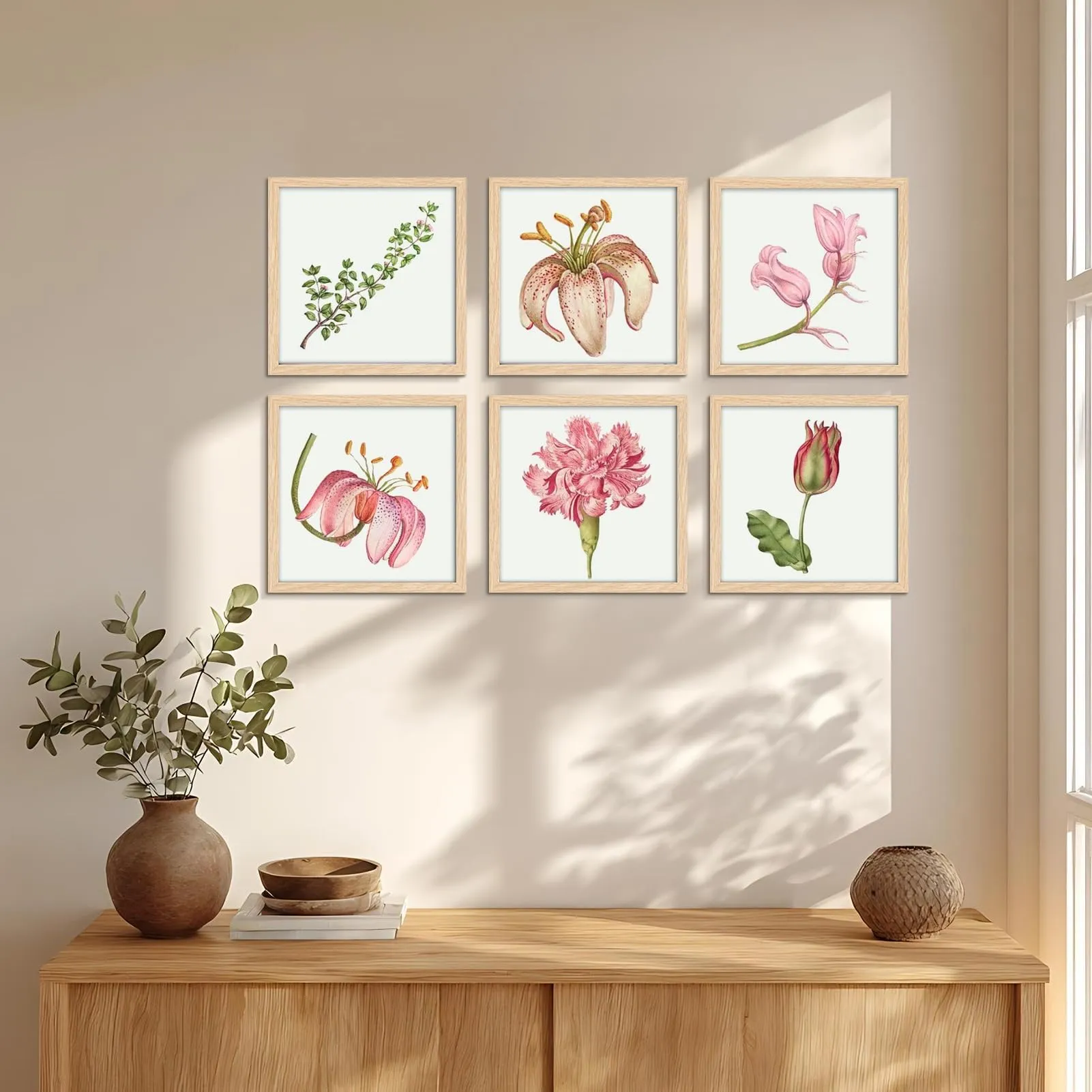 Giftgarden Cornice 20x20 PVC Legno Naturale, 1 Pezzo - immagine 4