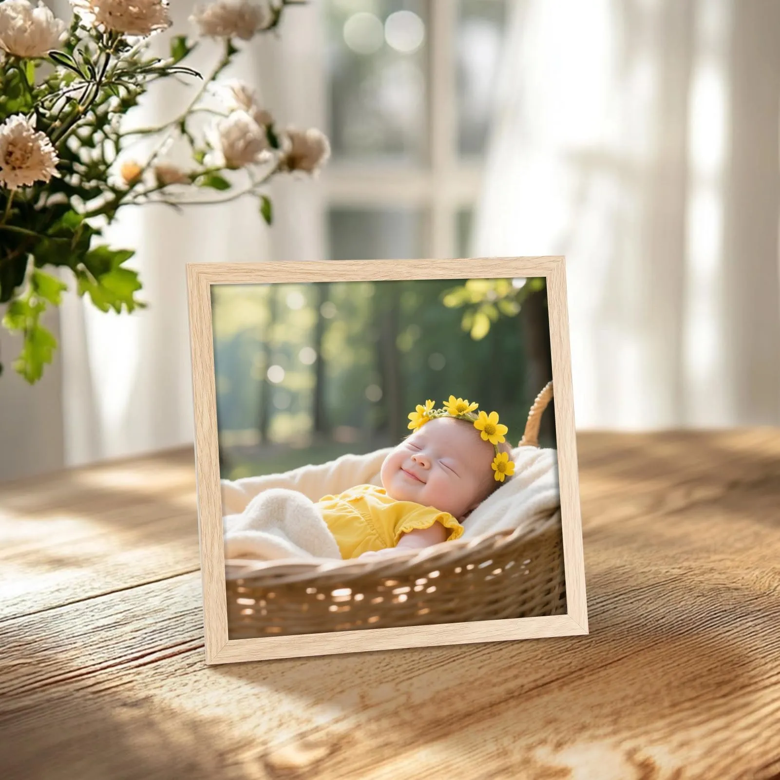 Giftgarden Cornice 20x20 PVC Legno Naturale, 1 Pezzo - immagine 5