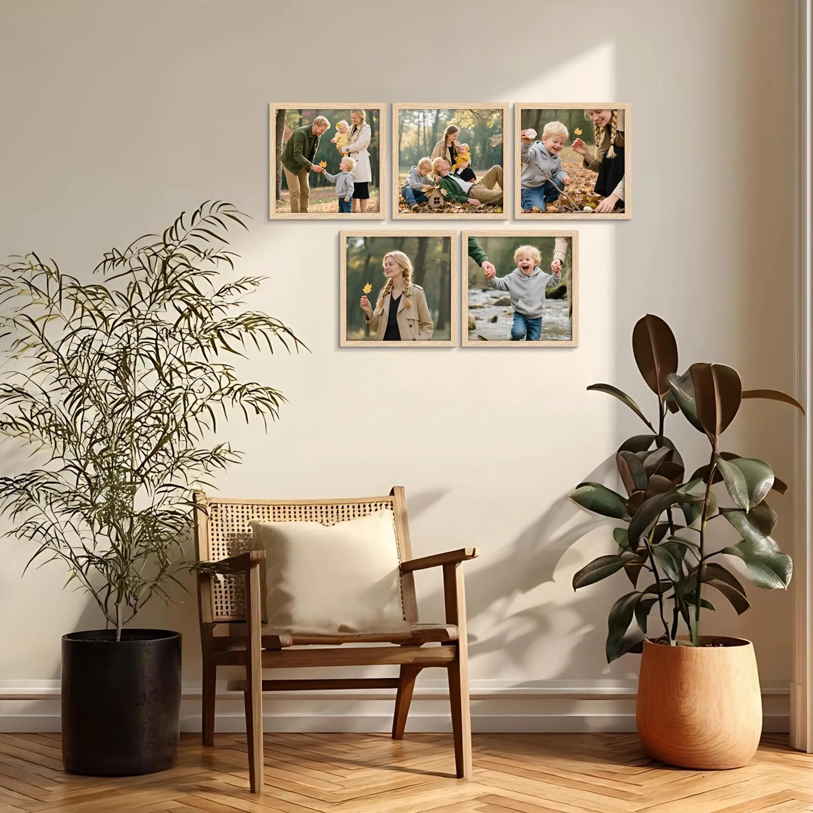 Giftgarden Cornice 20x20 PVC Legno Naturale, 1 Pezzo - immagine 6