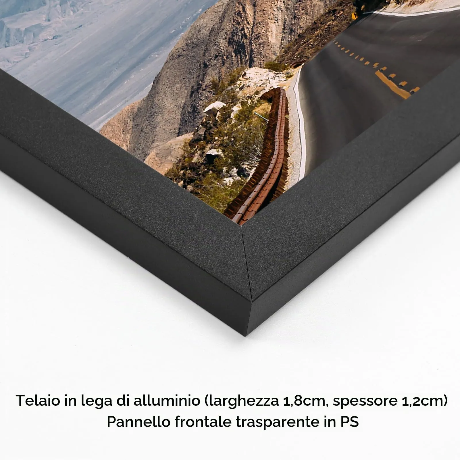 Giftgarden Cornice in Alluminio A1, Nero, 1 Pezzo - immagine 3