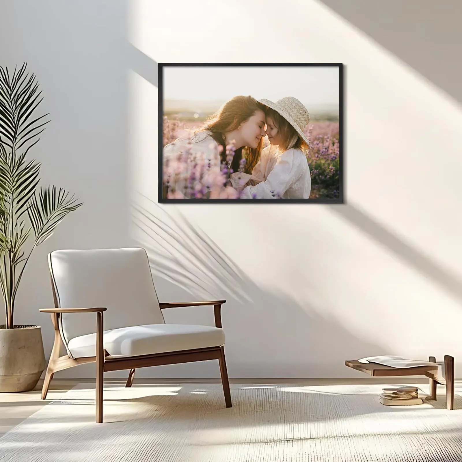 Giftgarden Cornice in Alluminio, 60x80 cm, Nero, 1 Pezzo - immagine 6