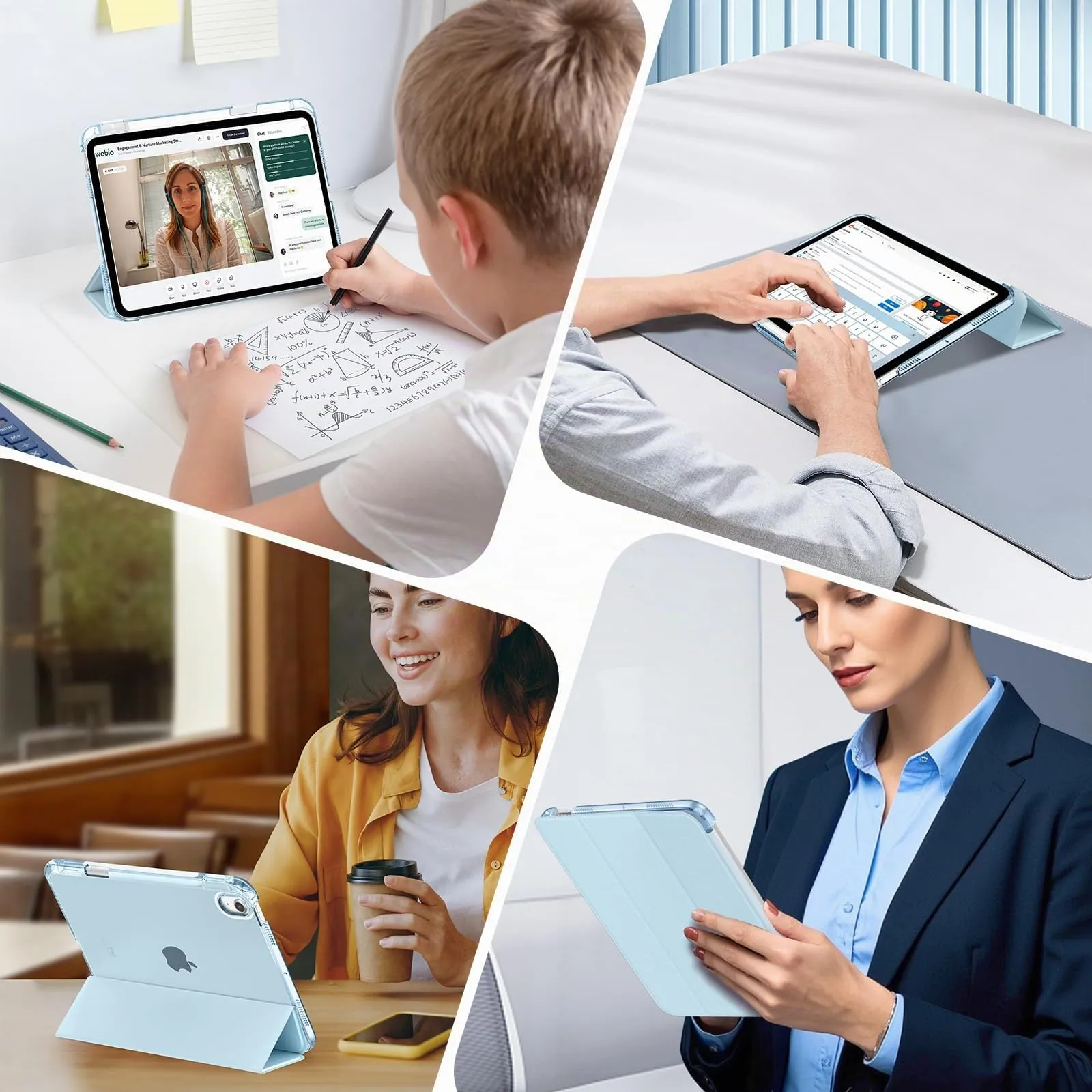 MoKo Cover per iPad Air 11 Pollici (M4/M3/M2) 2024-2026 con Portapenna - immagine 9