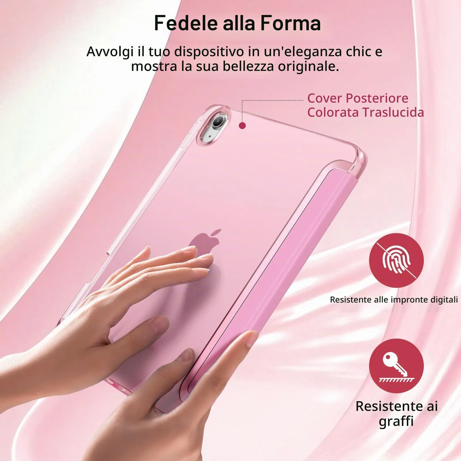 MoKo Cover per iPad Air 11 Pollici (M4/M3/M2) 2024-2026 con Portapenna - immagine 5