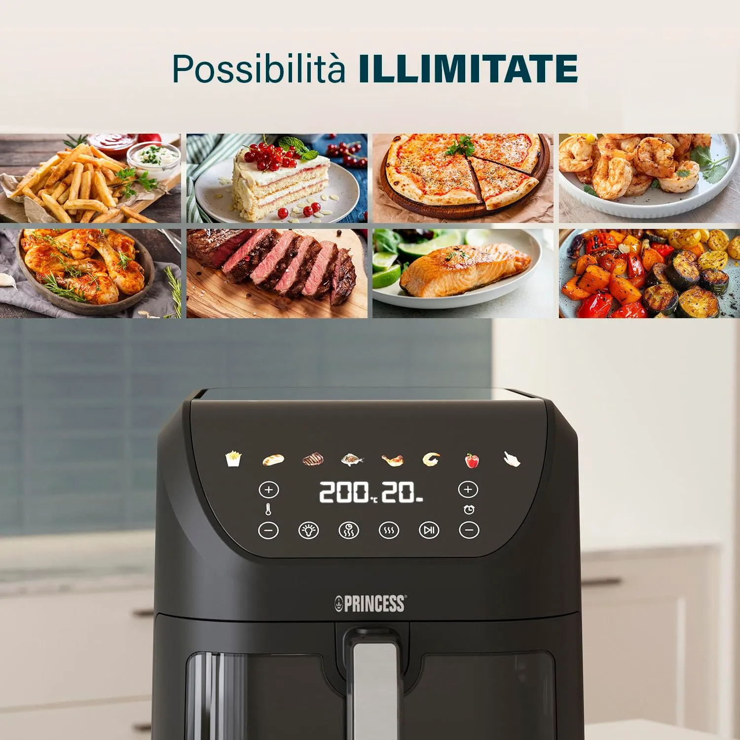 Princess SlimFry Airfryer 8L 2000W 182257 - immagine 8