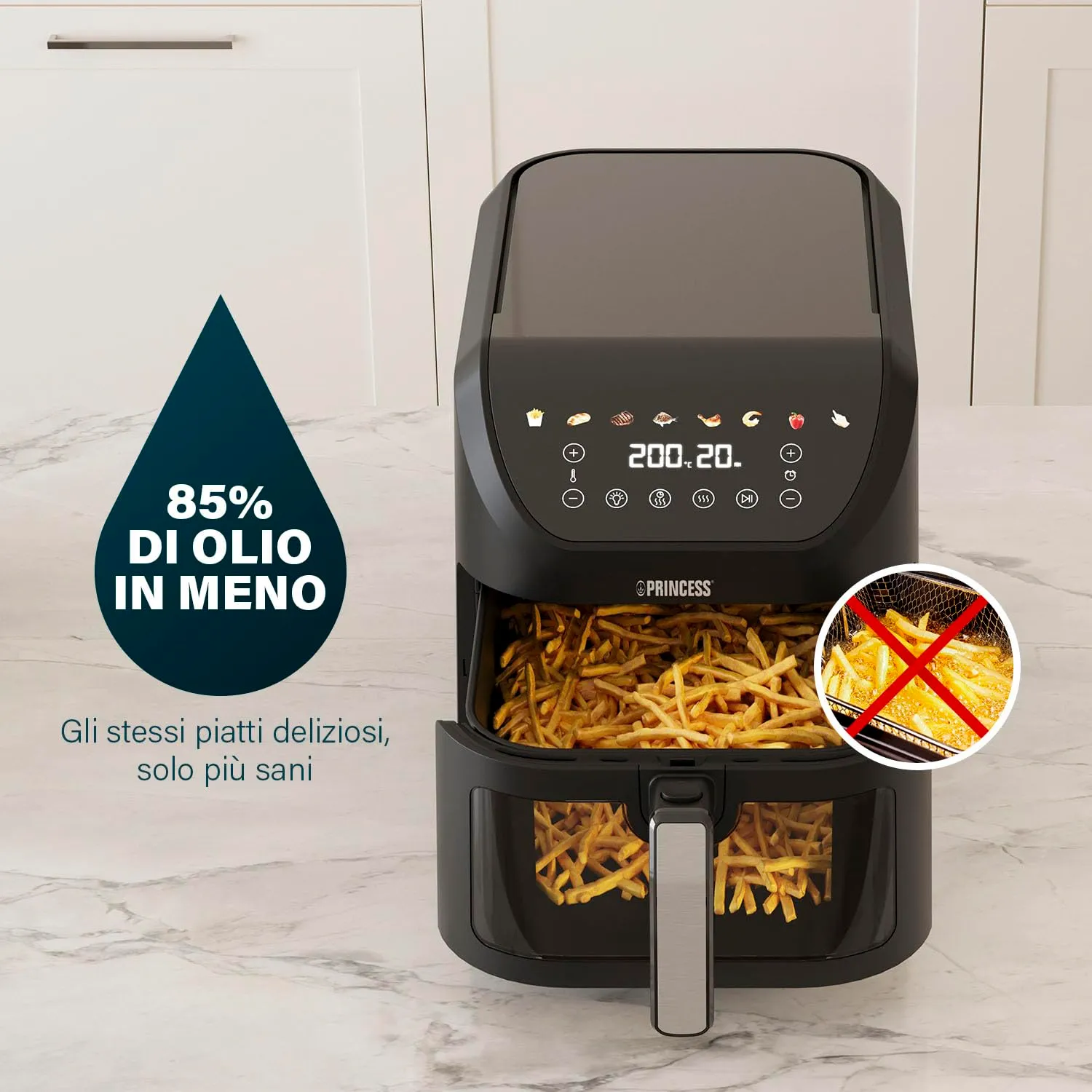 Princess SlimFry Airfryer 8L 2000W 182257 - immagine 11