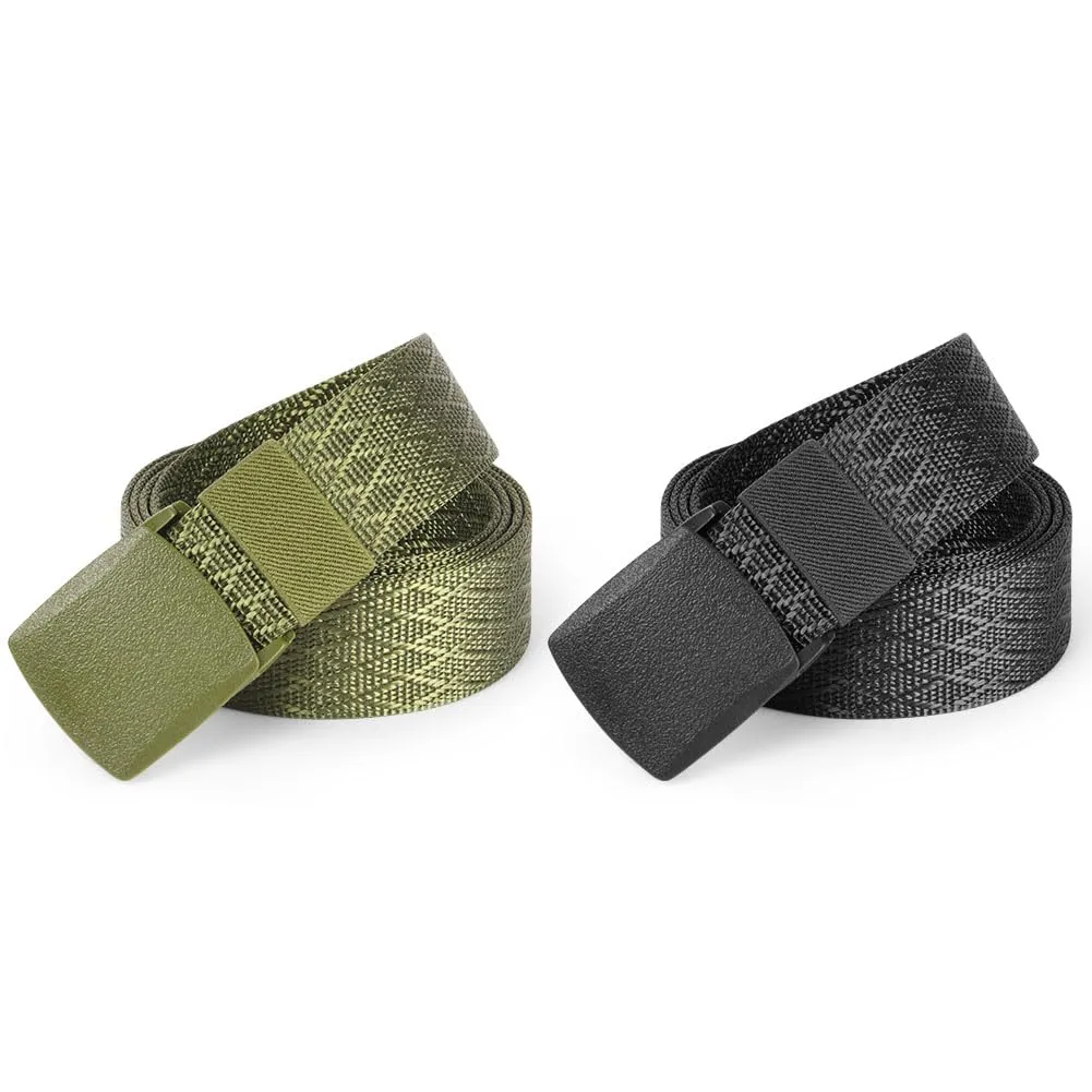 Aomig Cintura Tattica in Nylon con Fibbia in Plastica, 1.42M, 2 Pezzi - immagine 8