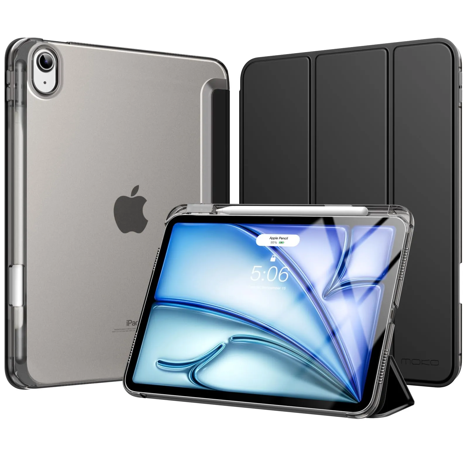 MoKo Cover per iPad Air 11 Pollici (M4/M3/M2) con Portapenna - immagine 1