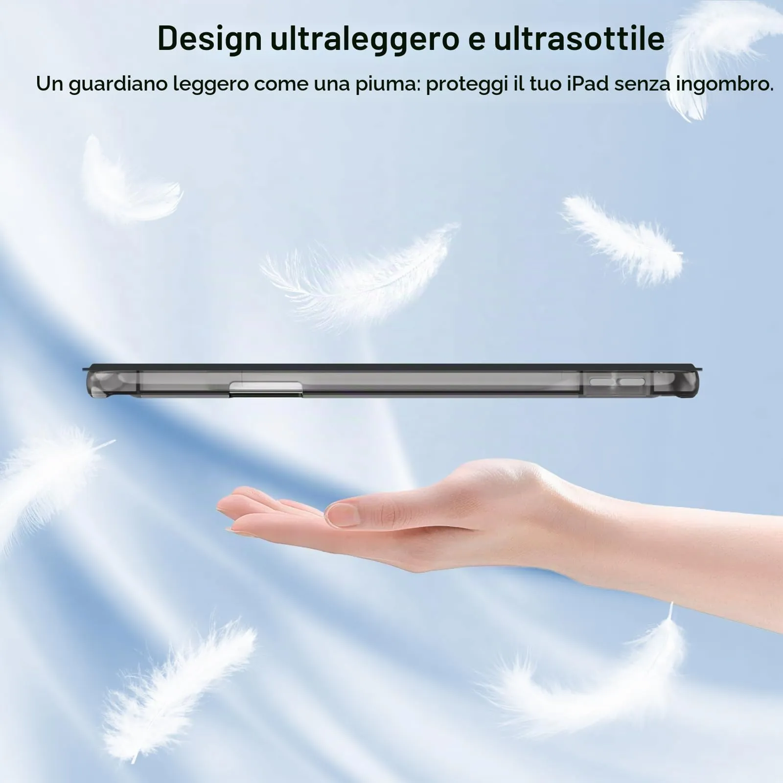 MoKo Cover per iPad Air 11 Pollici (M4/M3/M2) con Portapenna - immagine 8