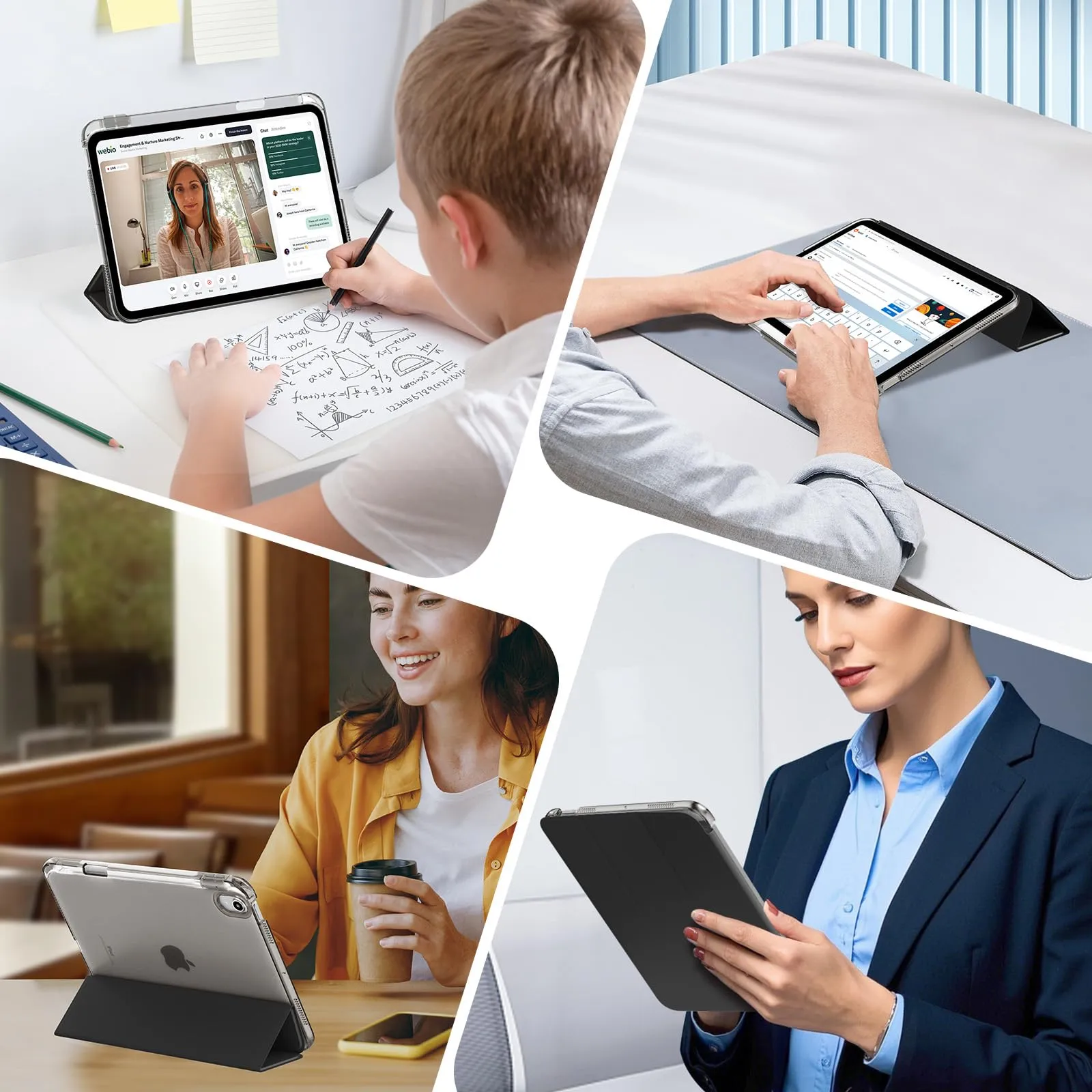 MoKo Cover per iPad Air 11 Pollici (M4/M3/M2) con Portapenna - immagine 9