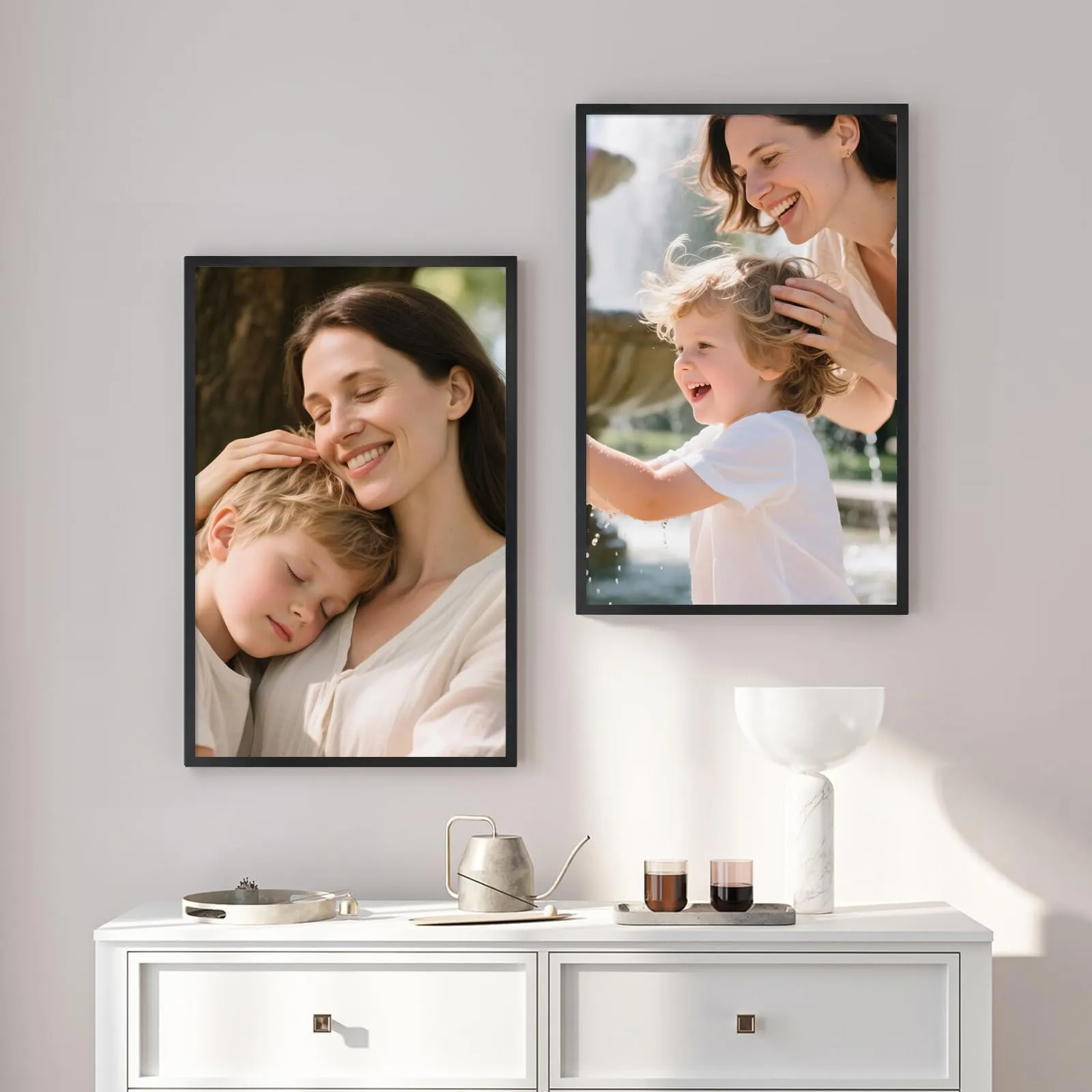 Giftgarden Cornice in Alluminio Nera 50x75 cm - immagine 6