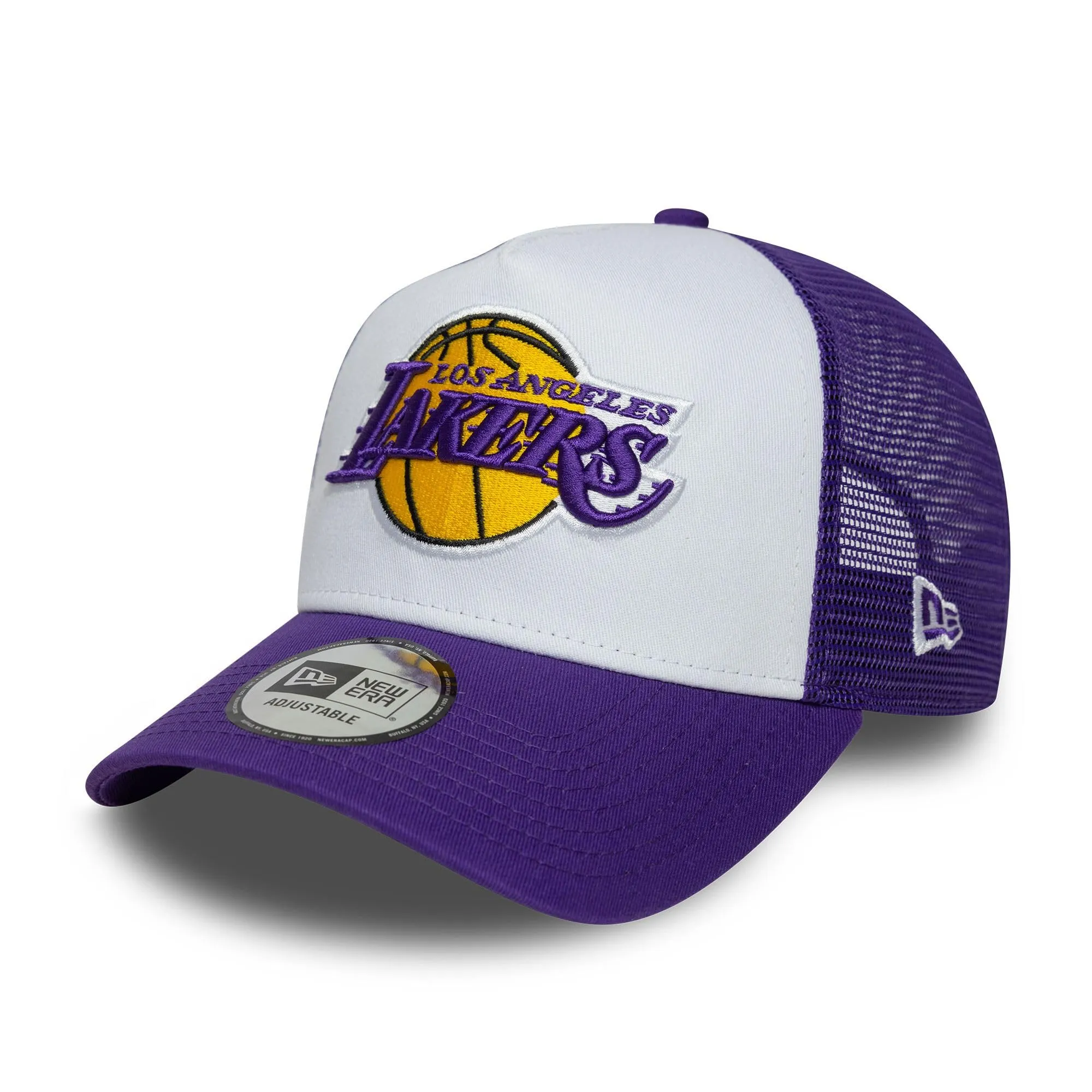 New Era Los Angeles Lakers Trucker A-Frame Hat - Purple - immagine 2