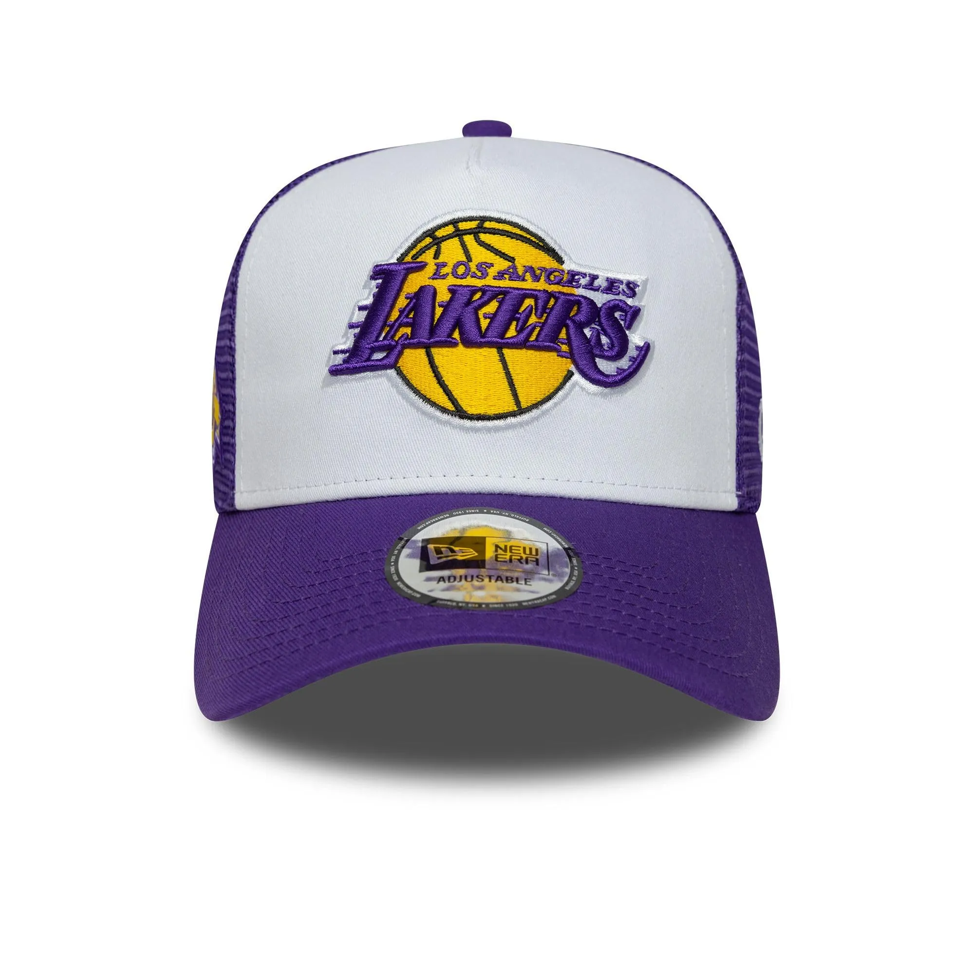 New Era Los Angeles Lakers Trucker A-Frame Hat - Purple - immagine 3