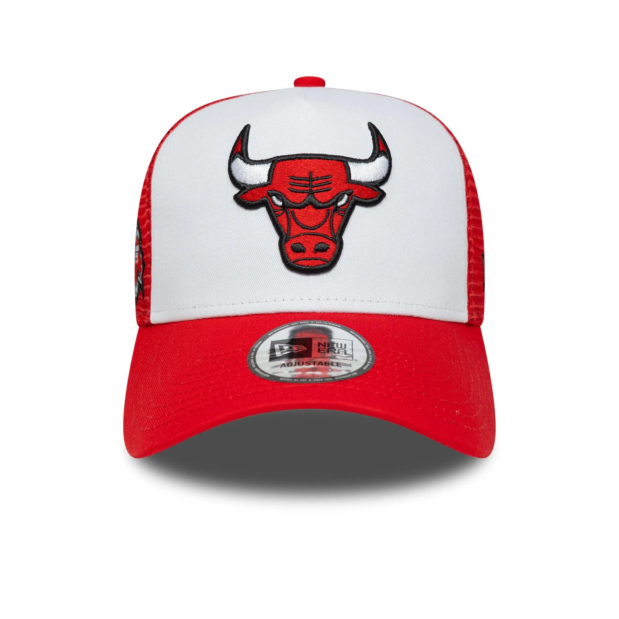 New Era Chicago Bulls Trucker A-Frame Hat - Red - immagine 3