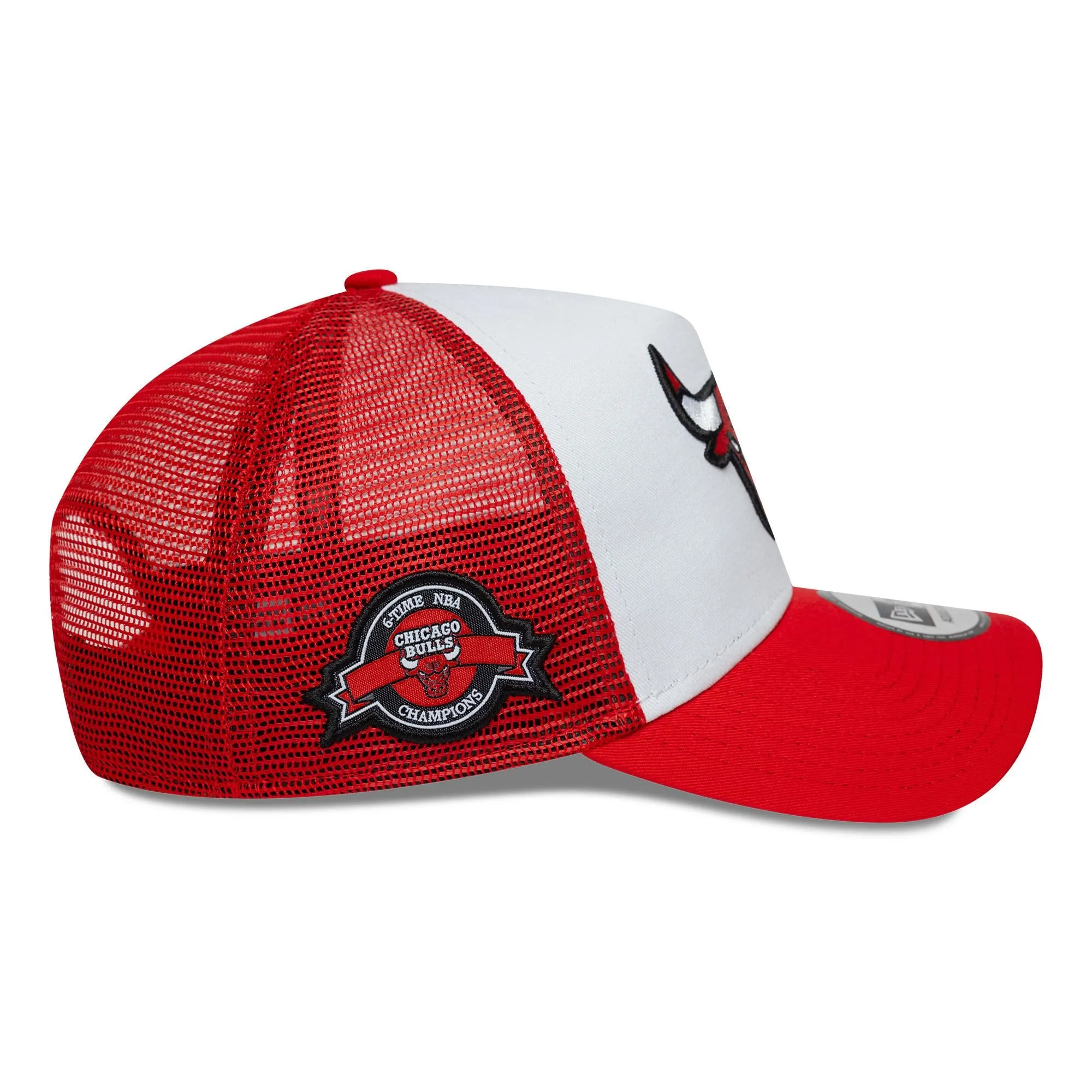 New Era Chicago Bulls Trucker A-Frame Hat - Red - immagine 4