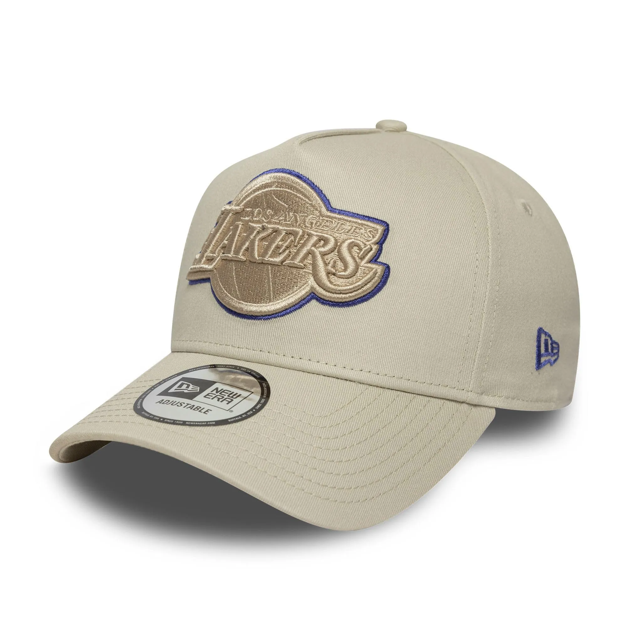 New Era Los Angeles Lakers E-Frame Tonal Outline Cap - Beige - immagine 1