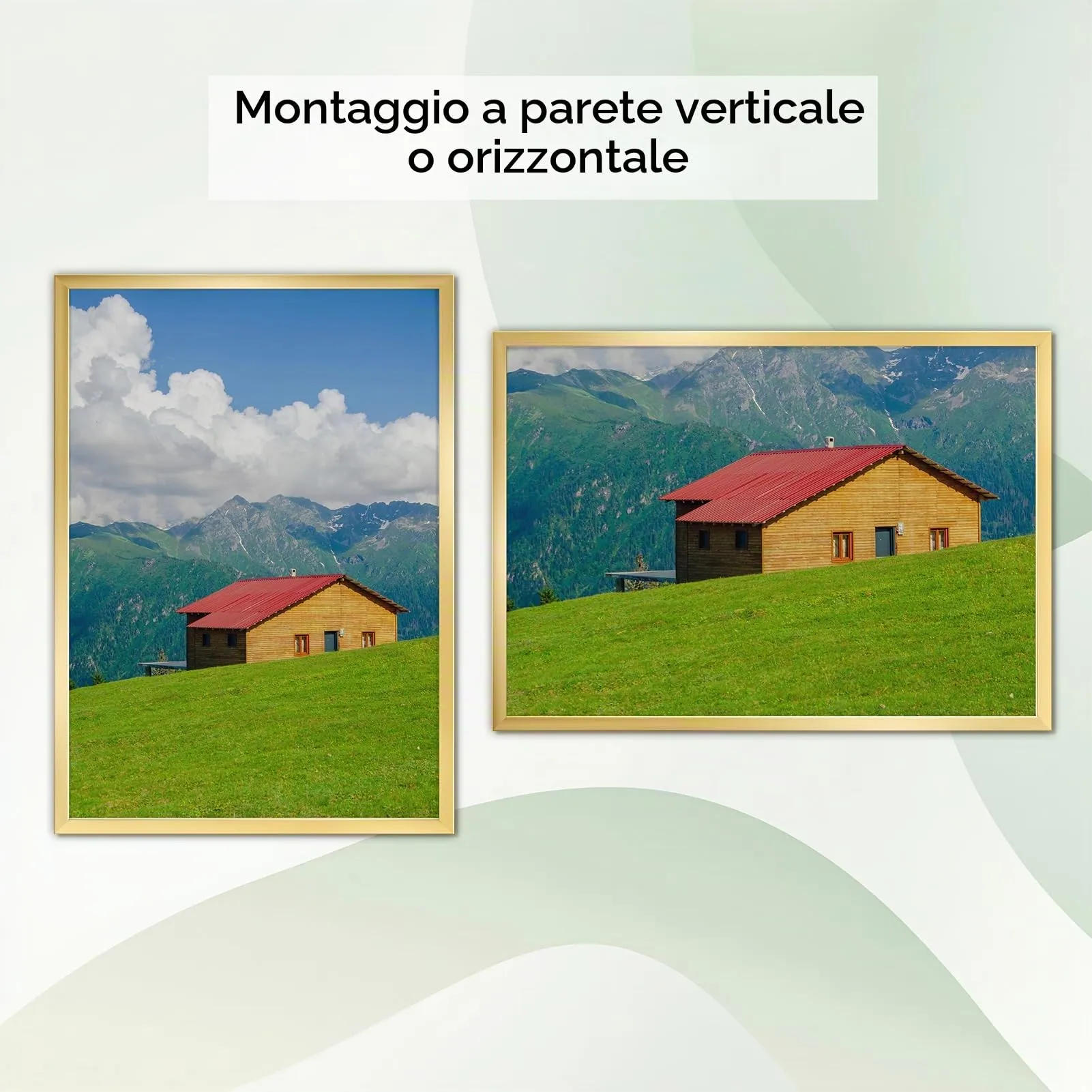 Giftgarden Cornice A3 in PVC Dorata, 1 Pezzo - immagine 3