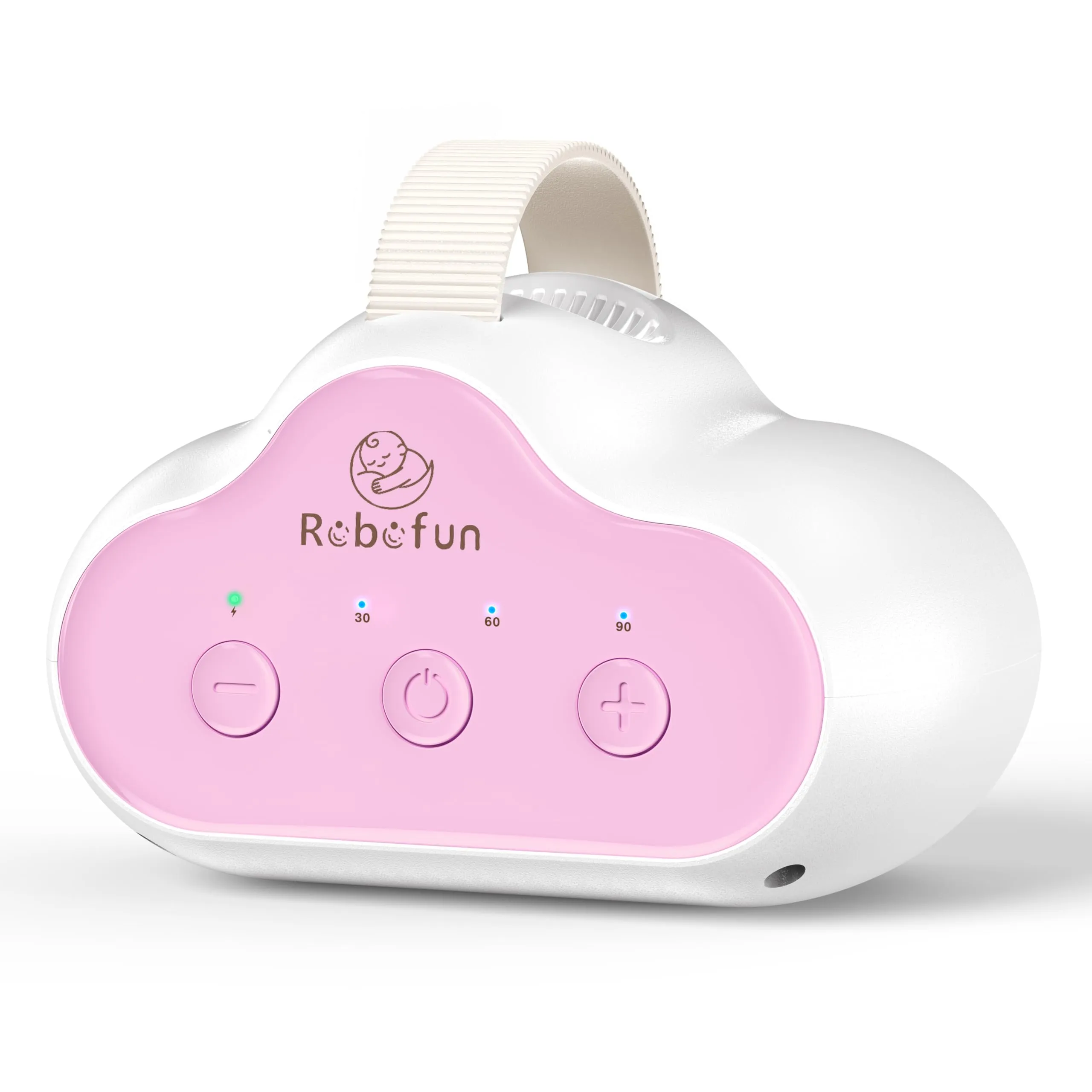 Robofun Dondolo Automatico per Passeggino, Dispositivo Elettrico Portatile con Timer, Velocità Regolabile e USB-C - immagine 9