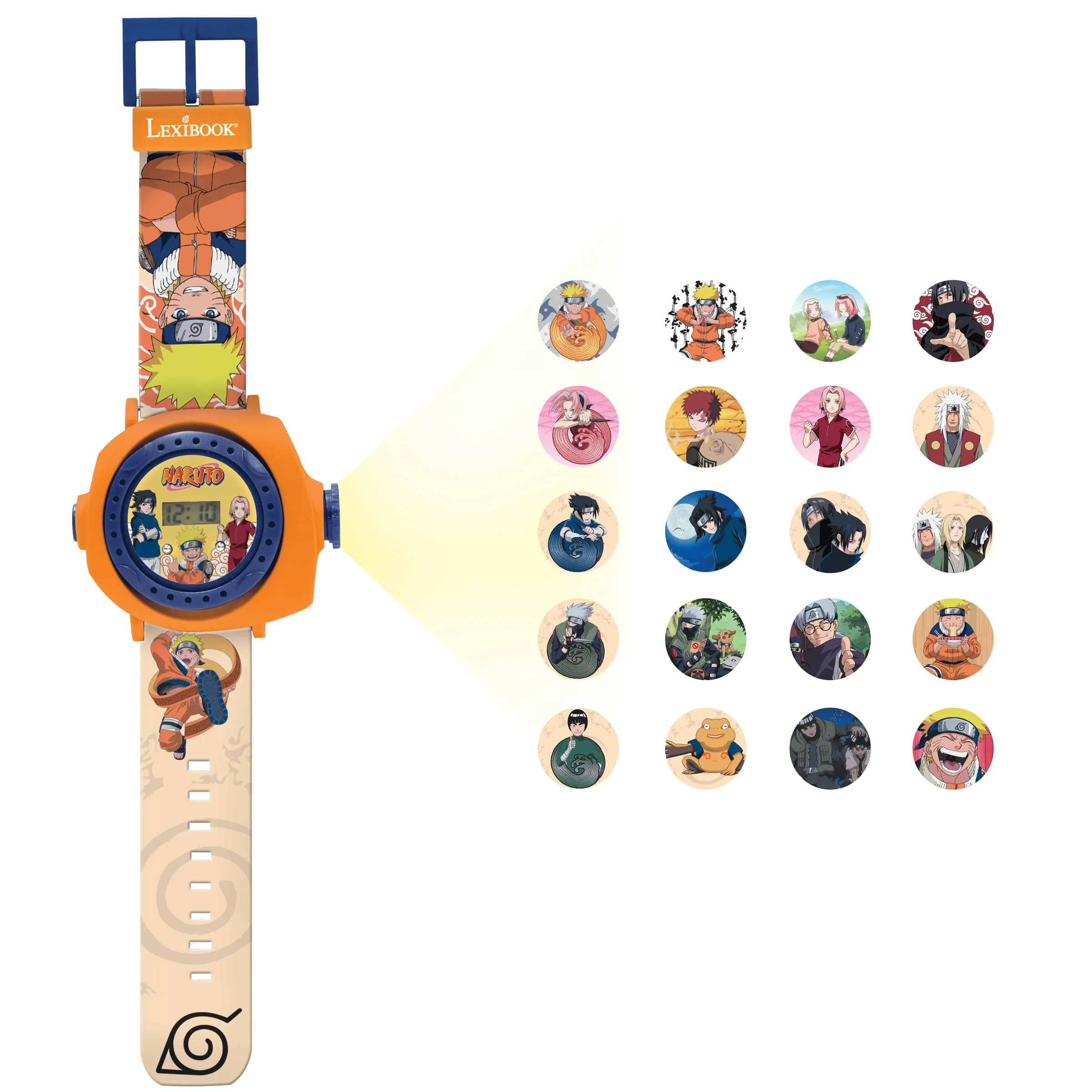 Lexibook Naruto DMW050NA Orologio da polso digitale con proiezioni per bambini - immagine 2