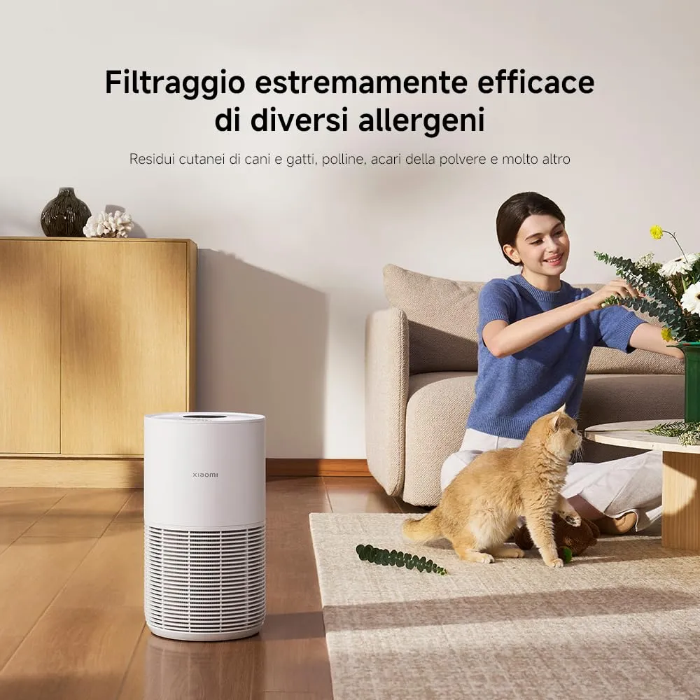 Xiaomi Smart Purificatore d'Aria per Animali, Filtro HEPA, Aspirazione 360°, Bianco - immagine 4