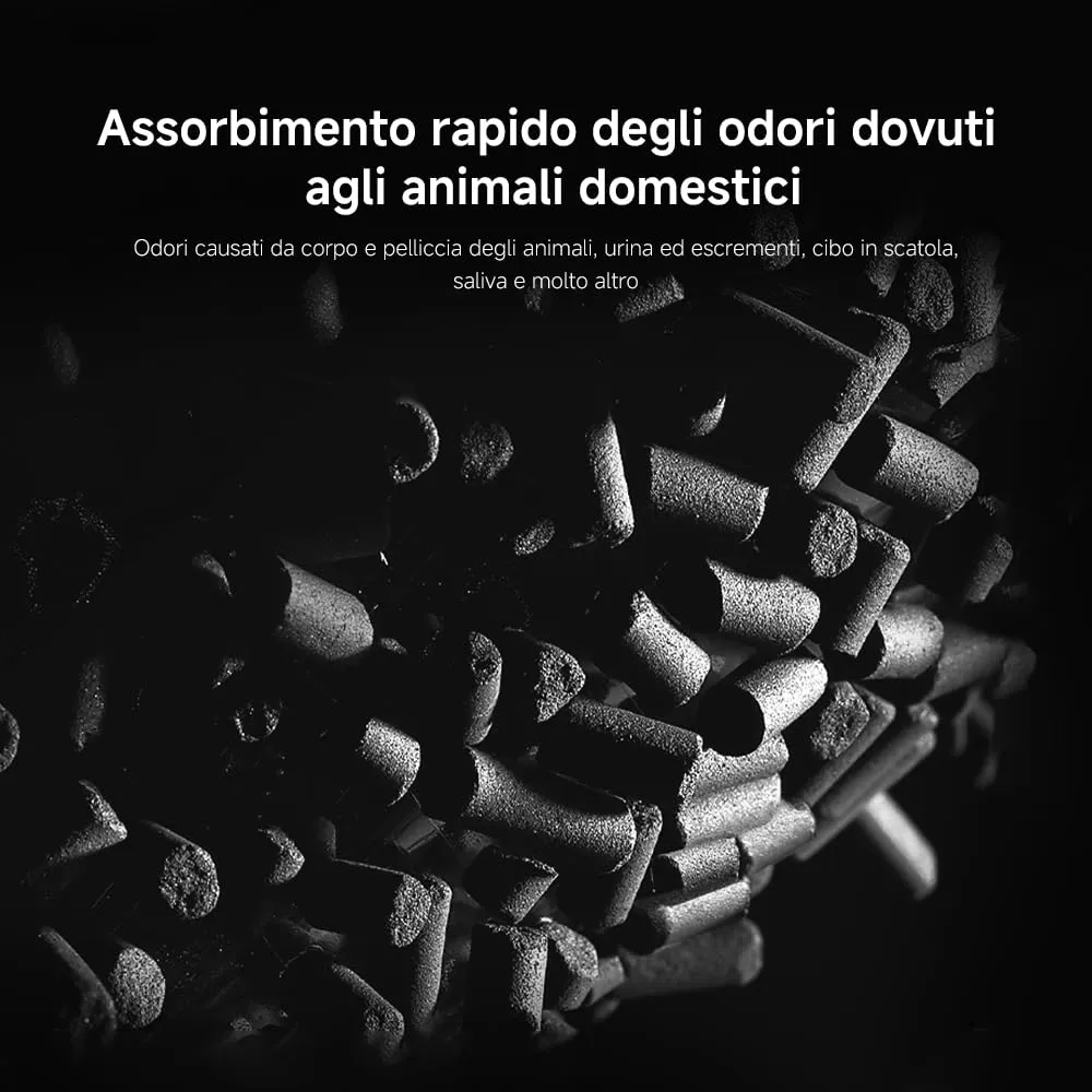Xiaomi Smart Purificatore d'Aria per Animali, Filtro HEPA, Aspirazione 360°, Bianco - immagine 5