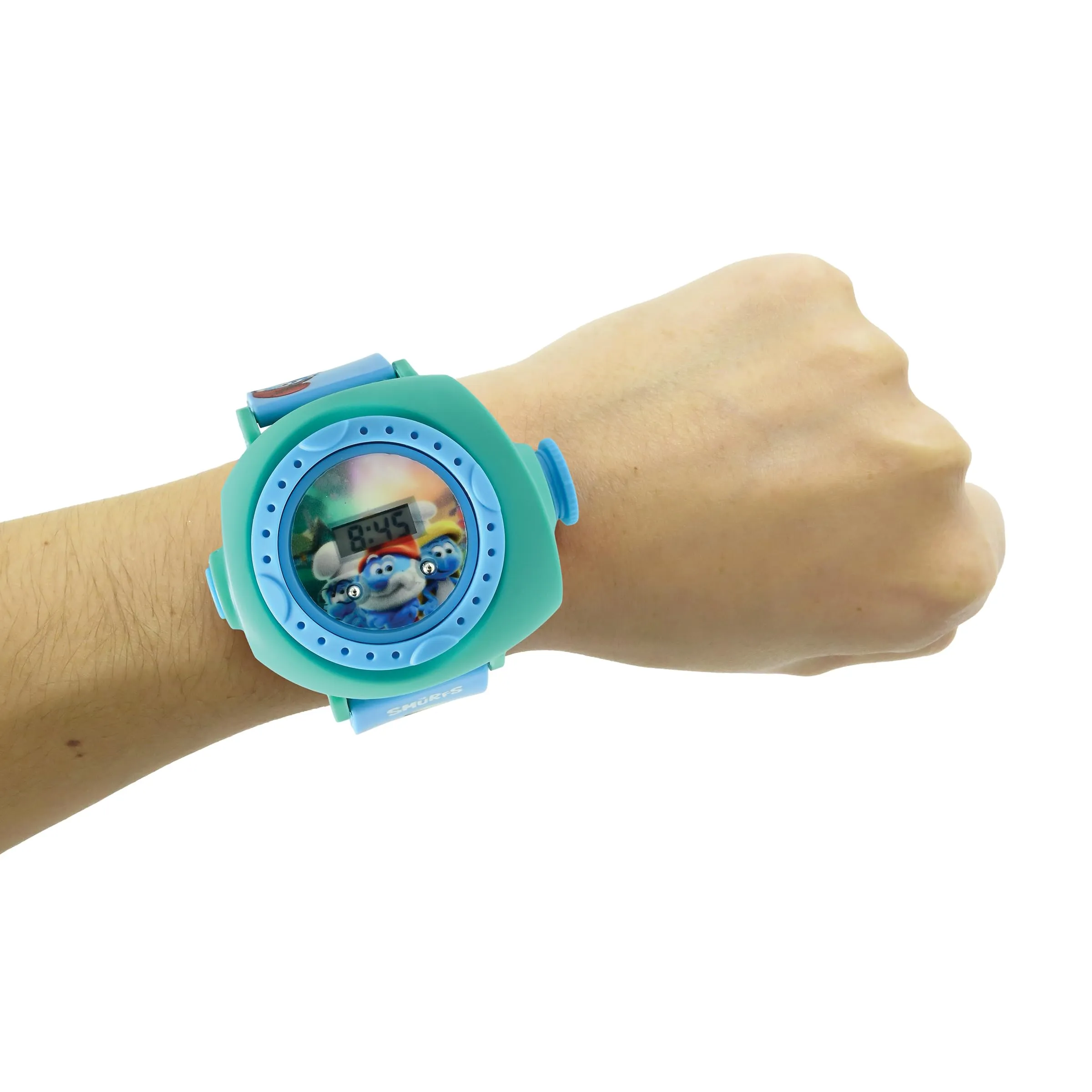 Lexibook I Puffi Orologio da polso digitale con 20 proiezioni DMW050SF - immagine 4