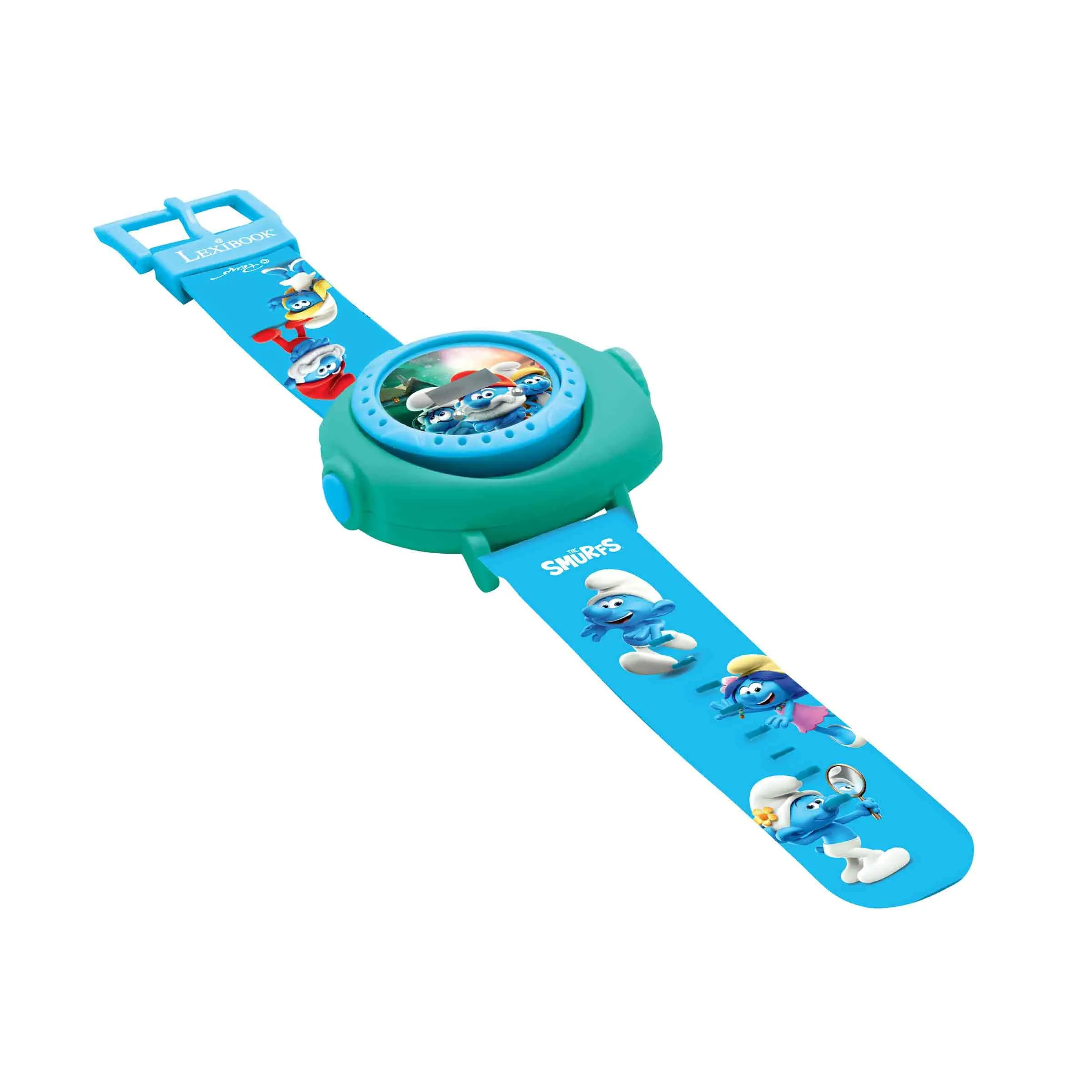 Lexibook I Puffi Orologio da polso digitale con 20 proiezioni DMW050SF - immagine 7