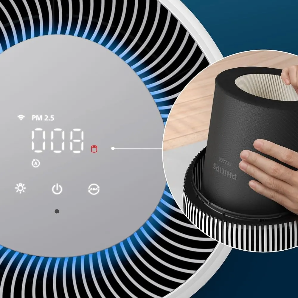 Philips Filtro HEPA NanoProtect Ricambio Purificatore d'Aria Serie 2200 FY2200/30 - immagine 6