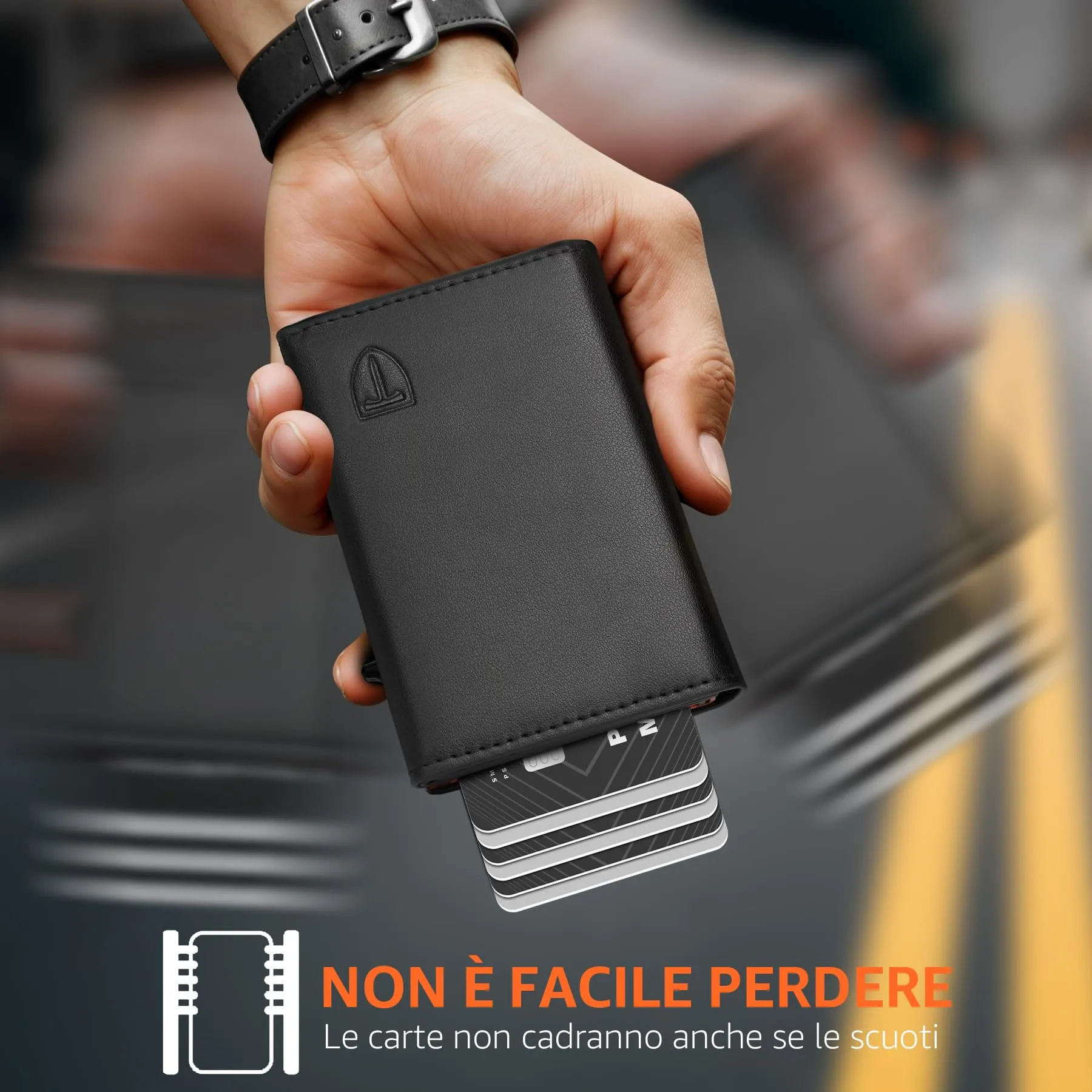 TEEHON Portafoglio Uomo Slim con Protezione RFID - immagine 6