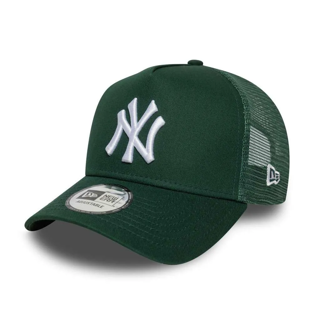 New Era Men's League Essential 940 A-Frame Trucker Cap - Verde Scuro - Taglia Unica - immagine 1