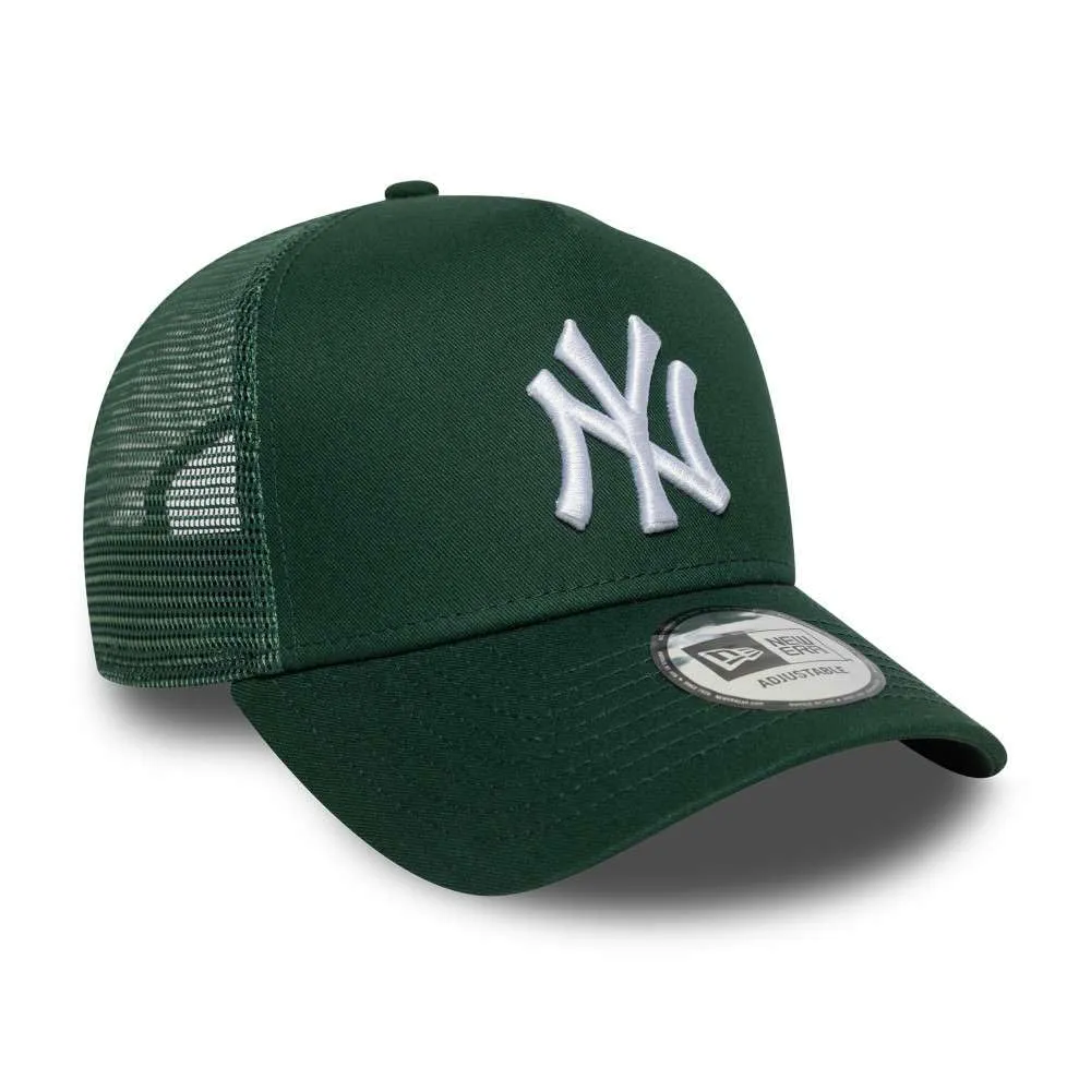 New Era Men's League Essential 940 A-Frame Trucker Cap - Verde Scuro - Taglia Unica - immagine 3