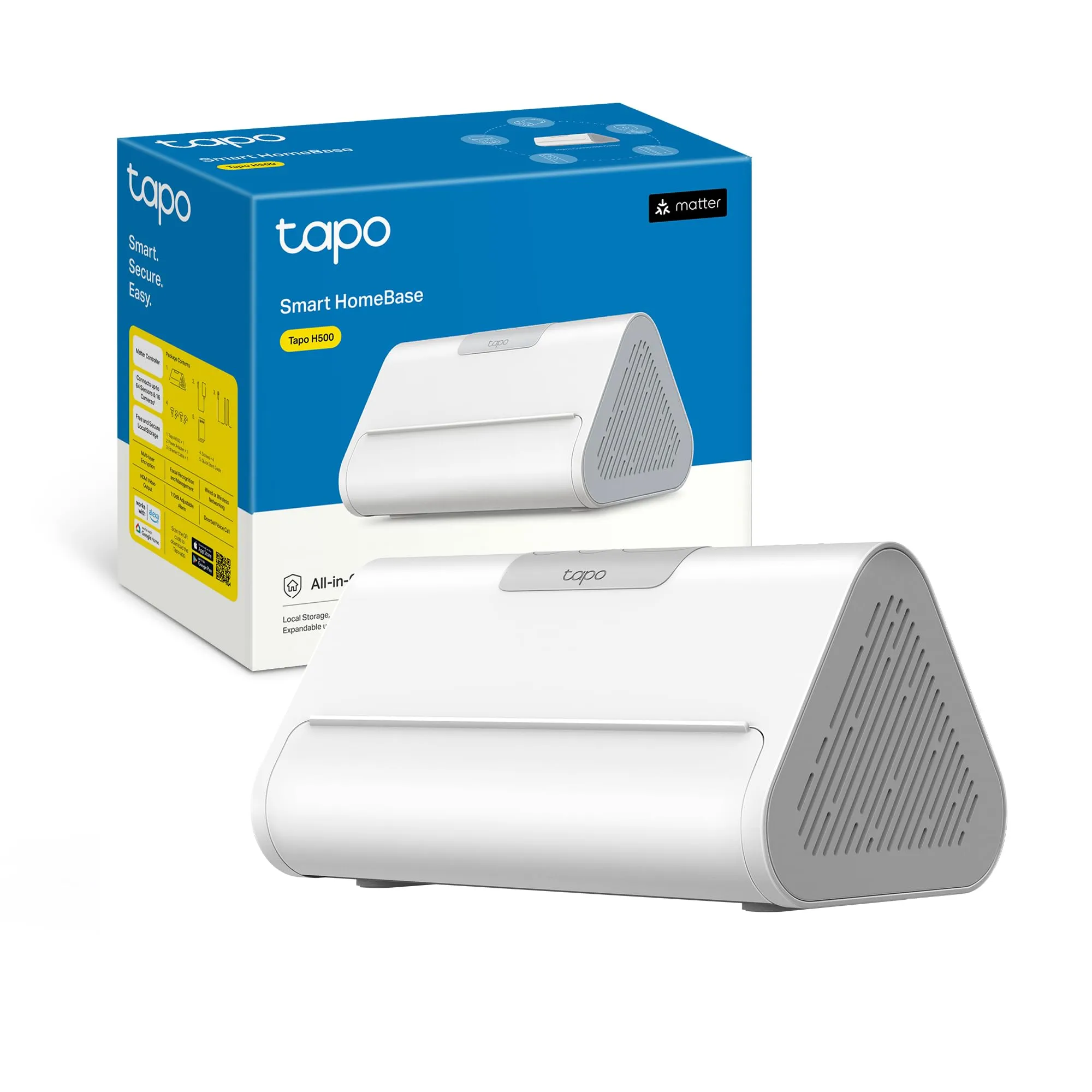Tapo H500 Smart HomeBase 16GB (expandable to 16TB) for Cameras and Sensors AI - immagine 1